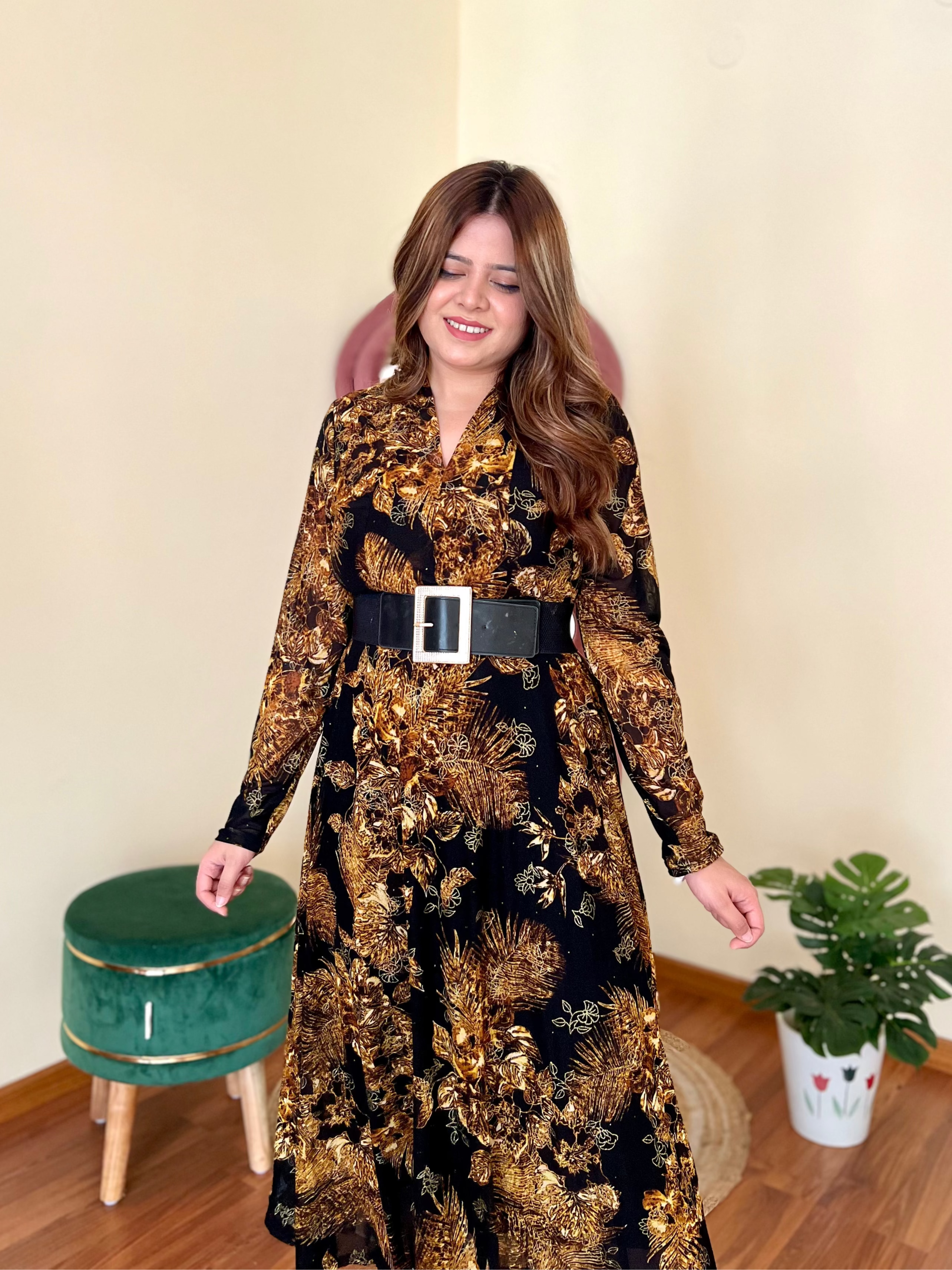 ROMA BELTED DRESS