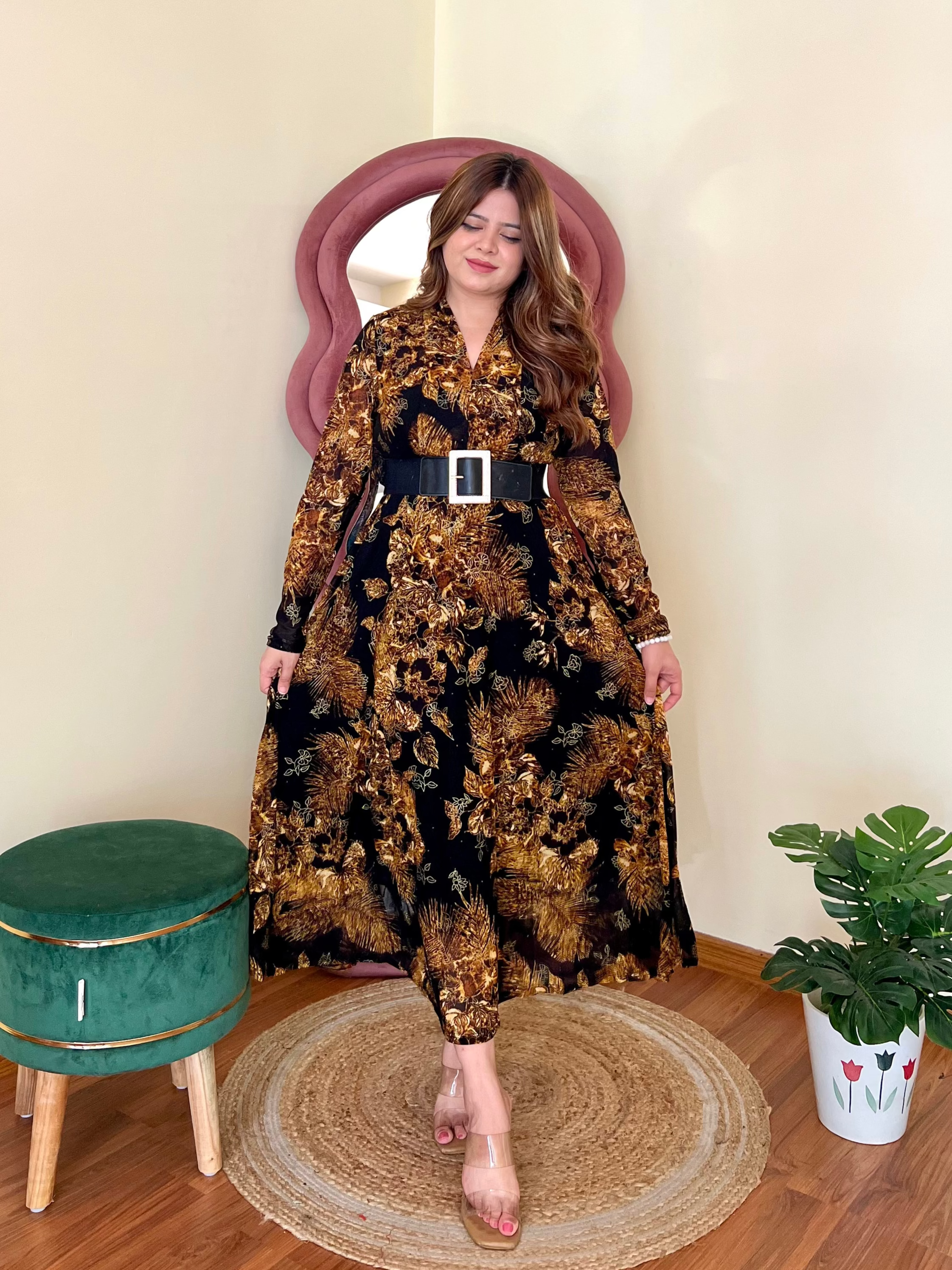 ROMA BELTED DRESS