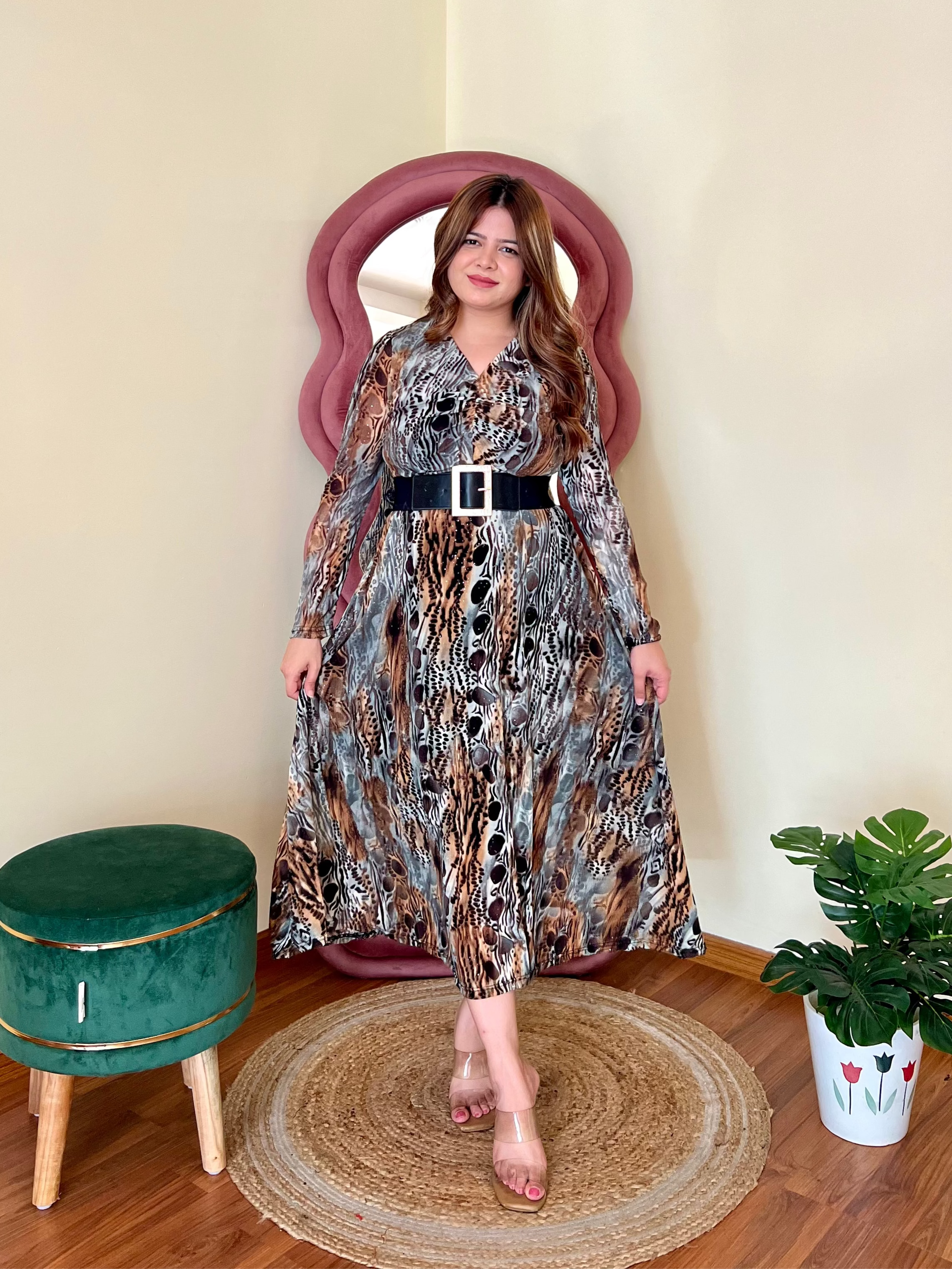 ROMA BELTED DRESS