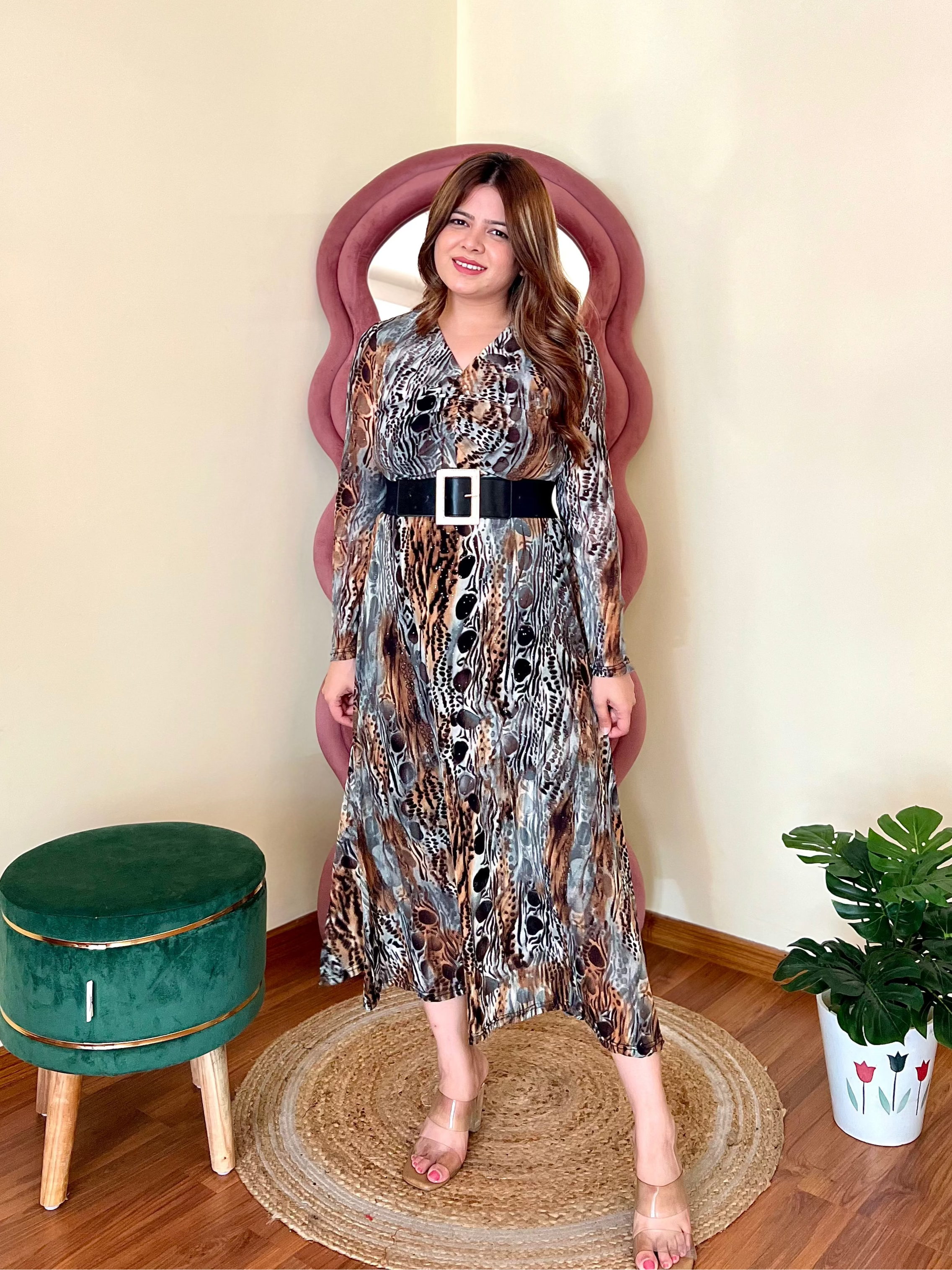 ROMA BELTED DRESS