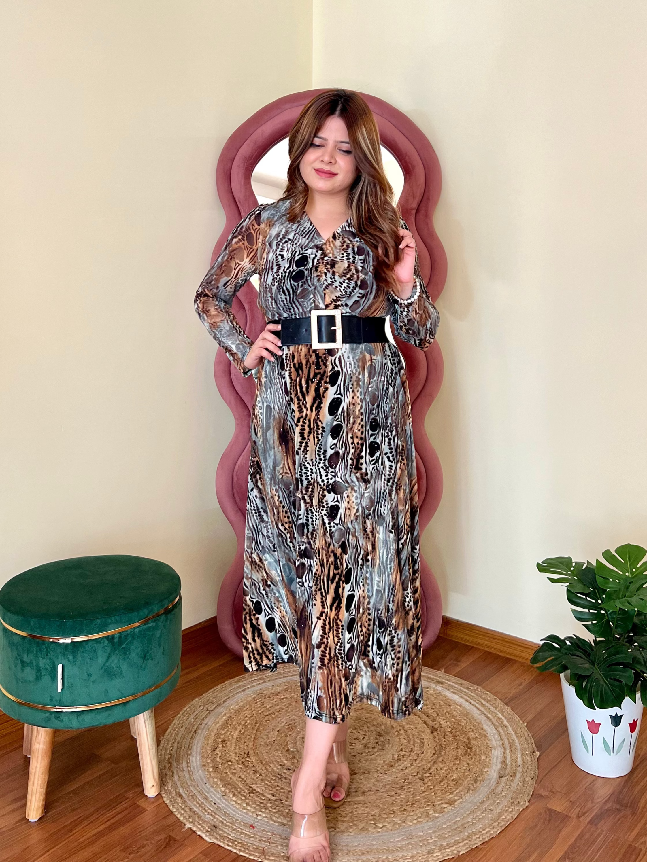 ROMA BELTED DRESS