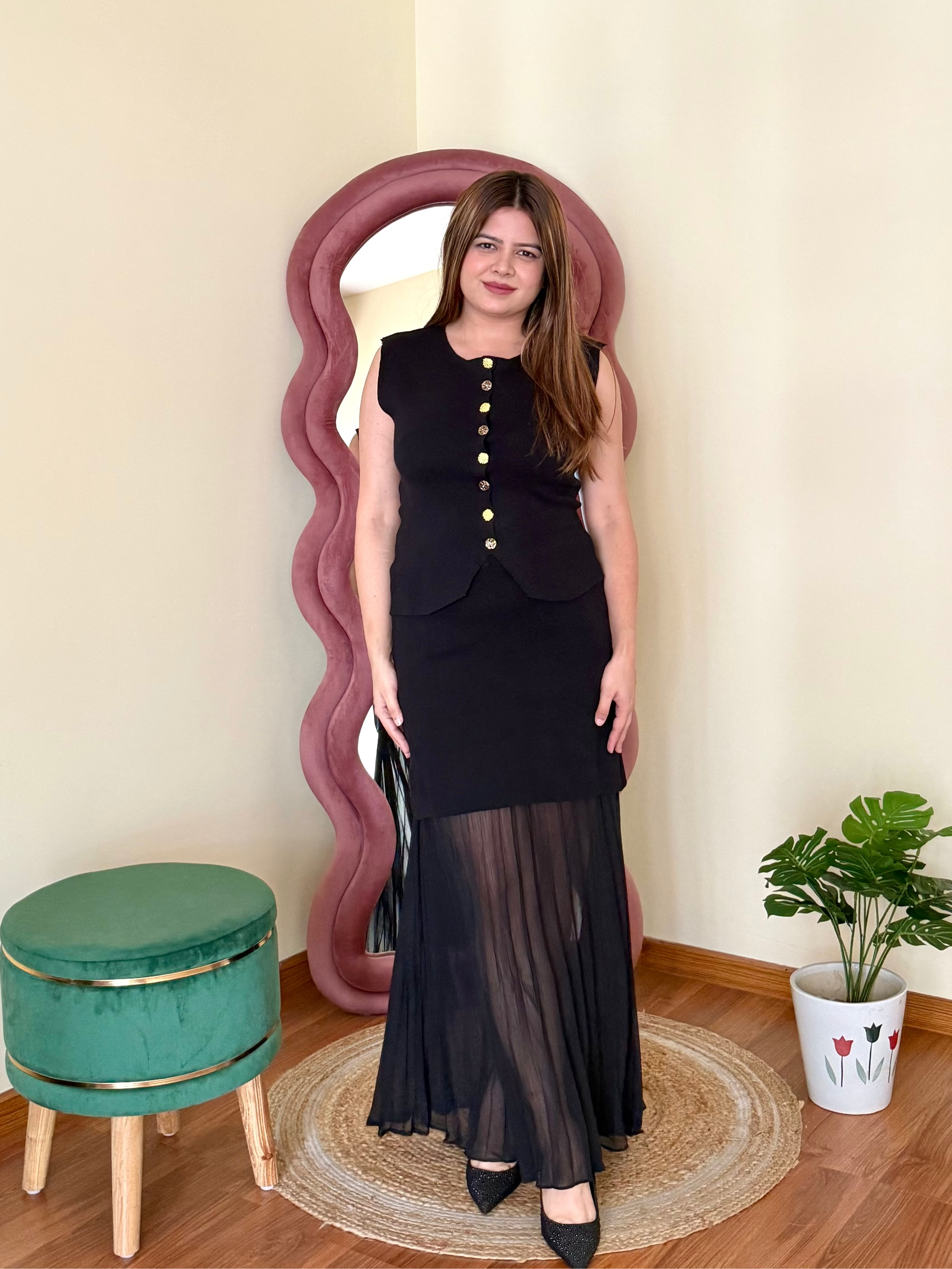 MARSHMALLOW SKIRT SET