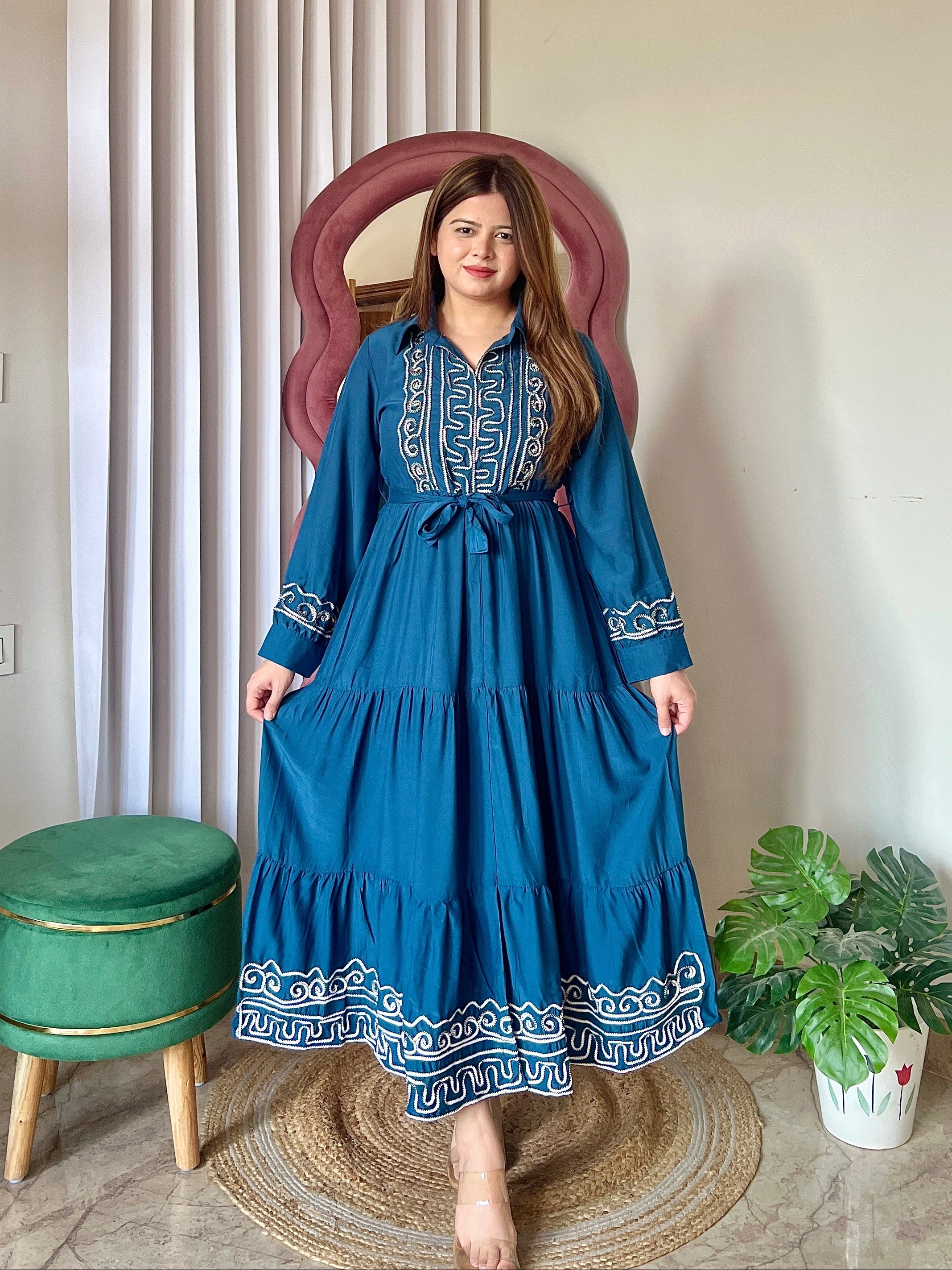 AIRA TIERED DRESS