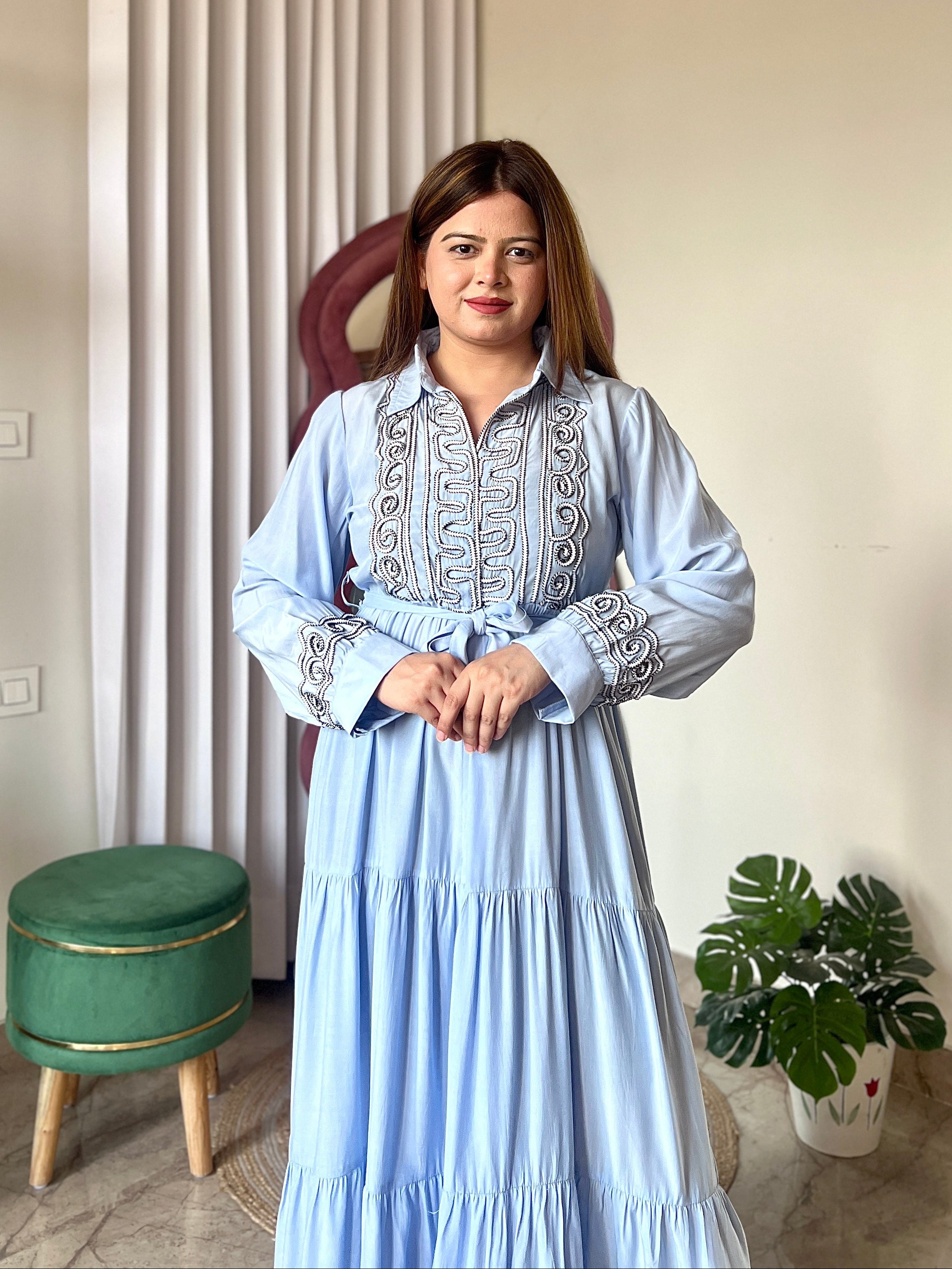 AIRA TIERED DRESS