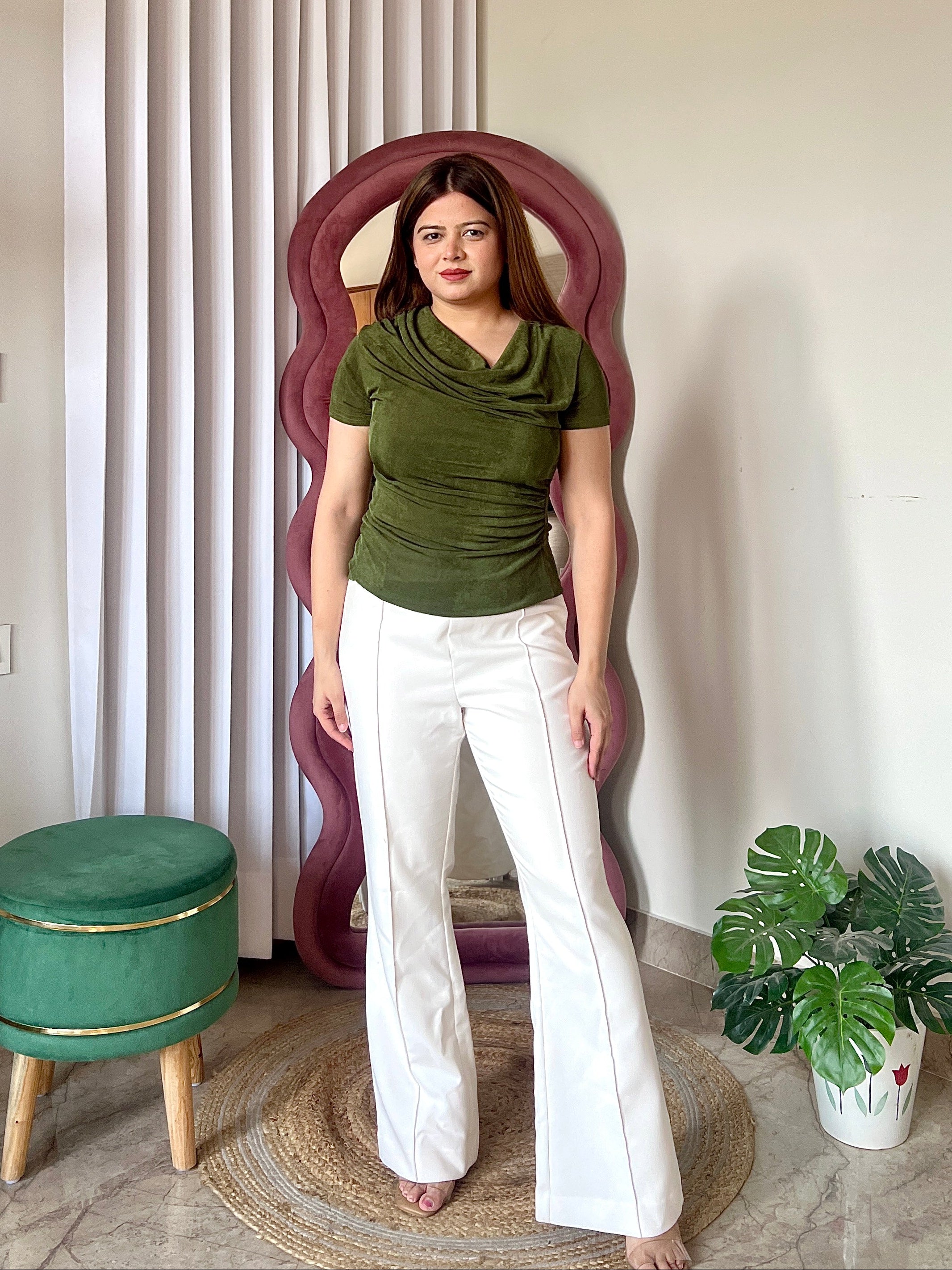 TWINNY COWL TOP