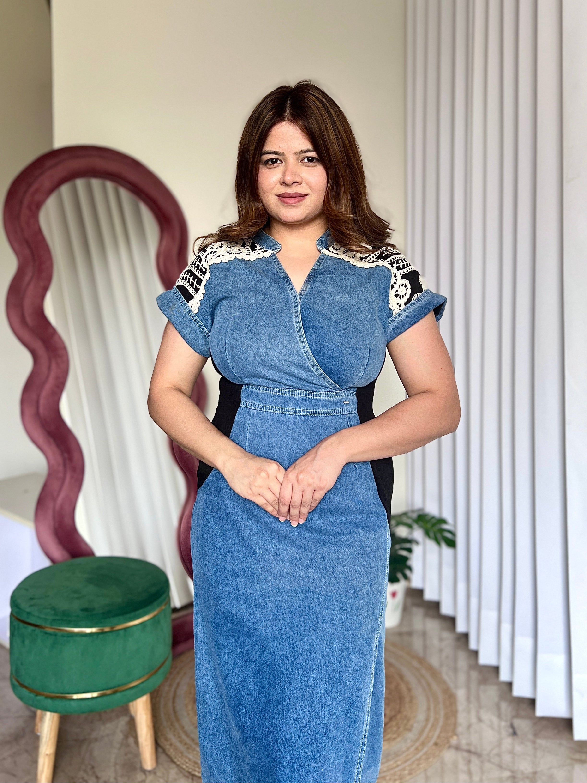 GINI DENIM DRESS