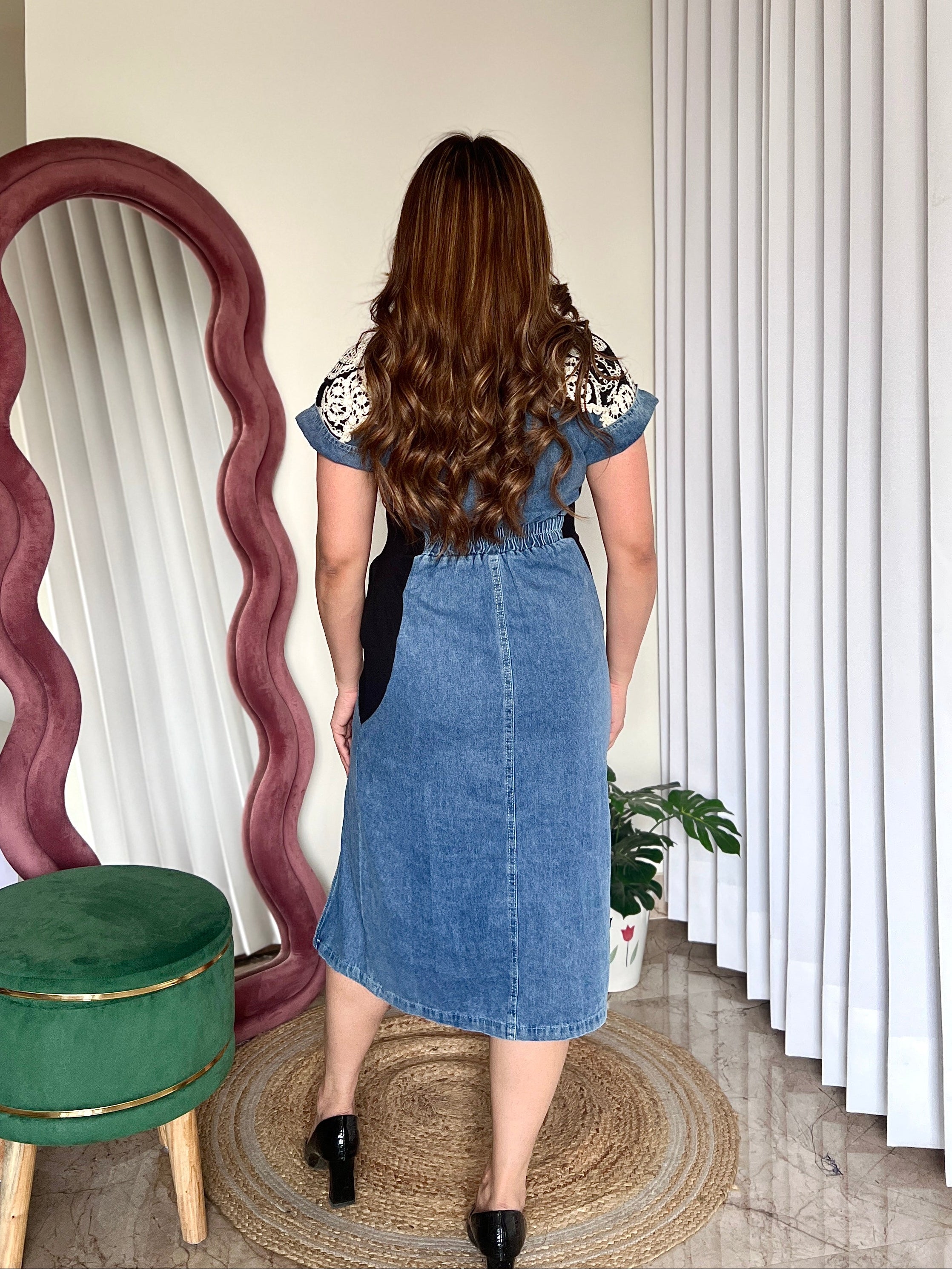 GINI DENIM DRESS