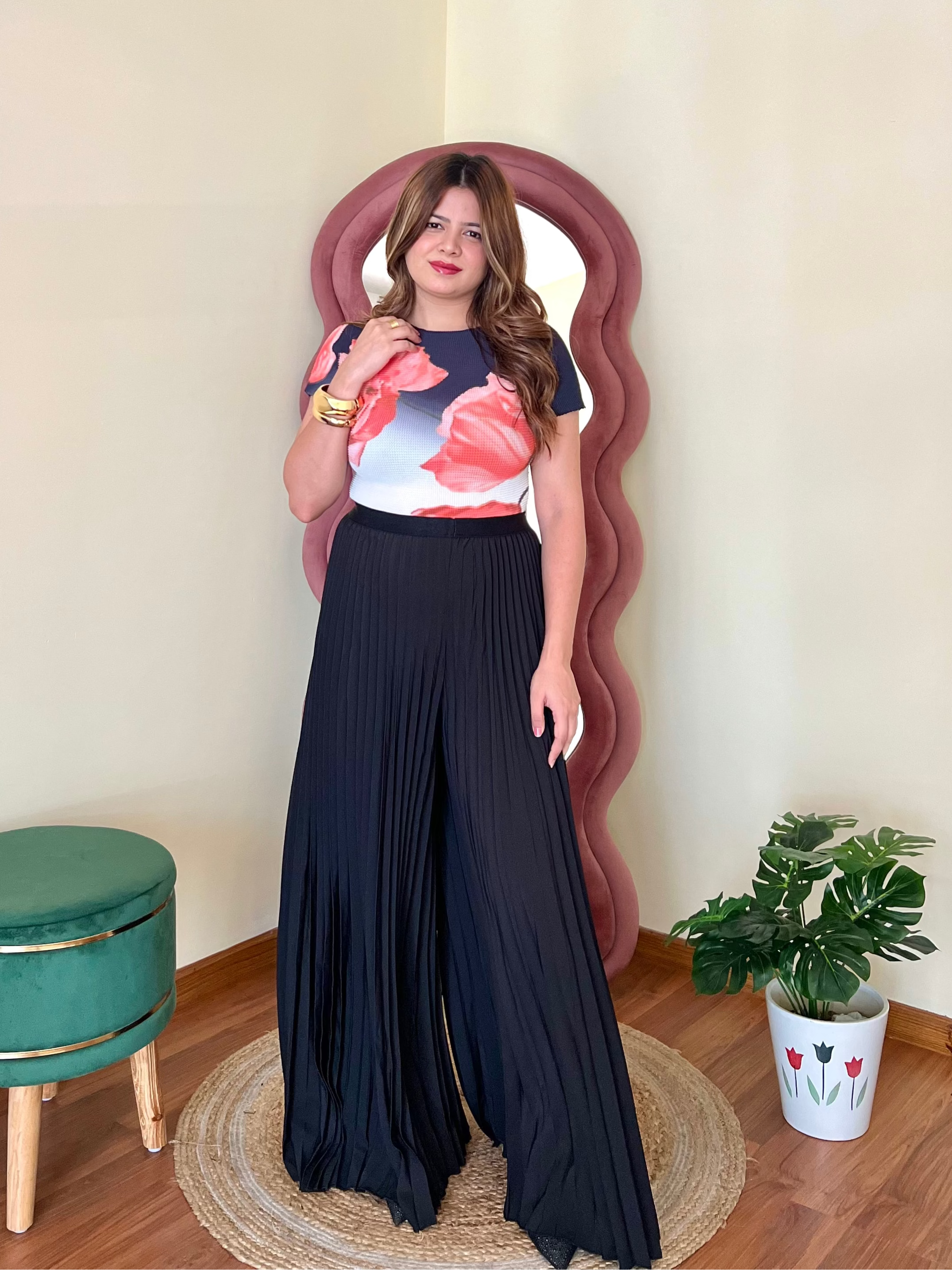 ZOLO PLEATED PANT SET