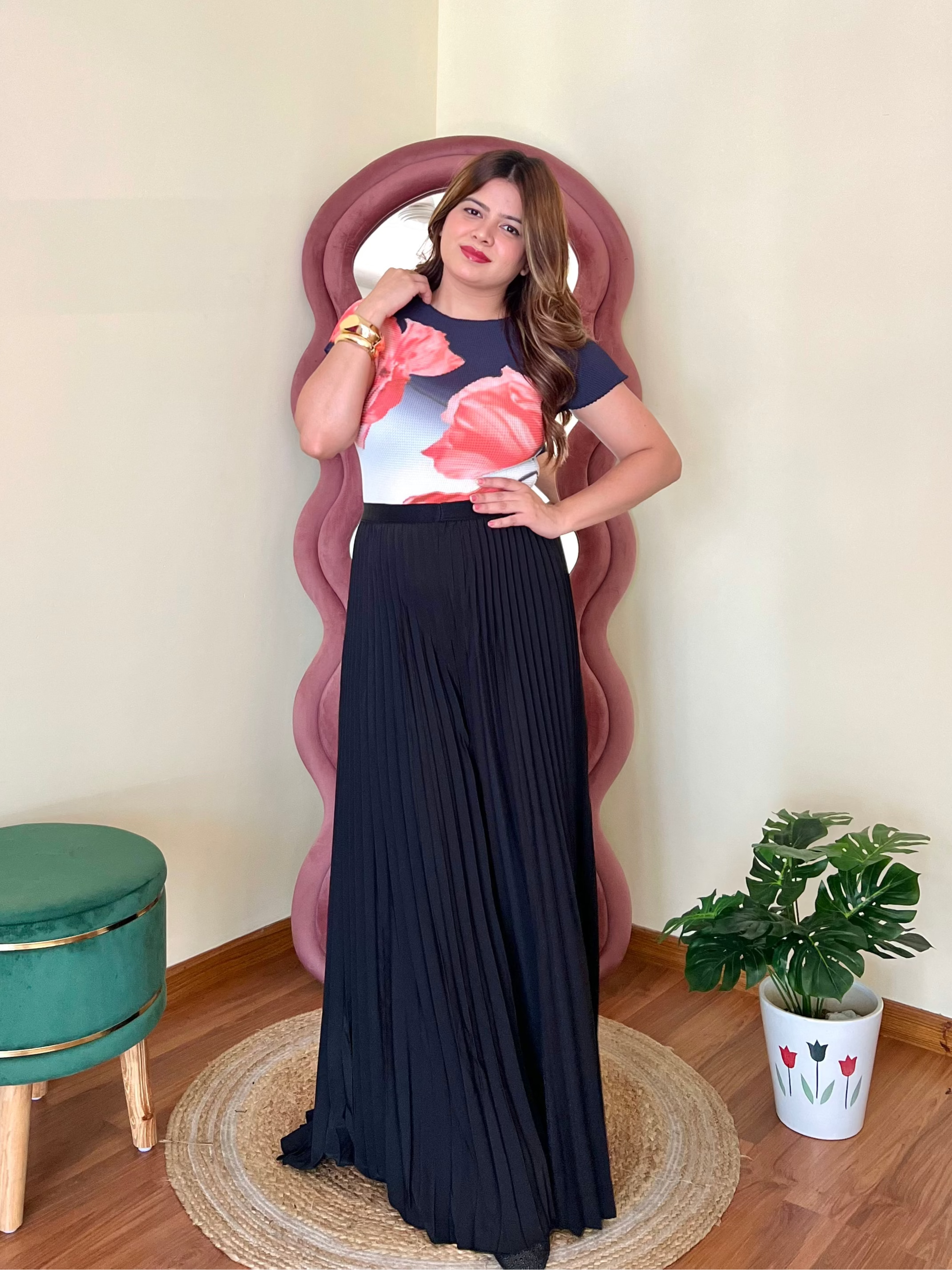 ZOLO PLEATED PANT SET