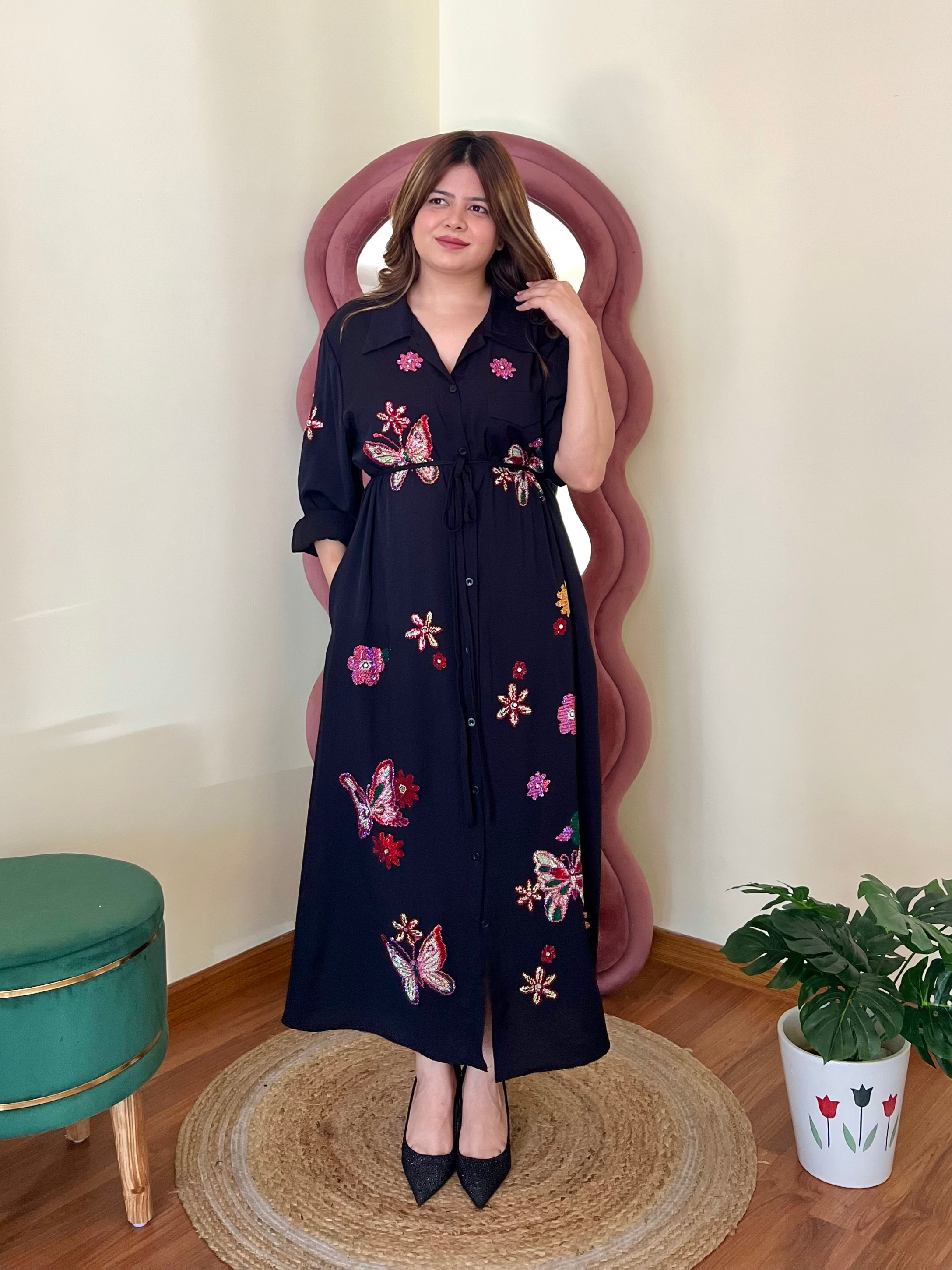 SHANE BUTTERFLY DRESS