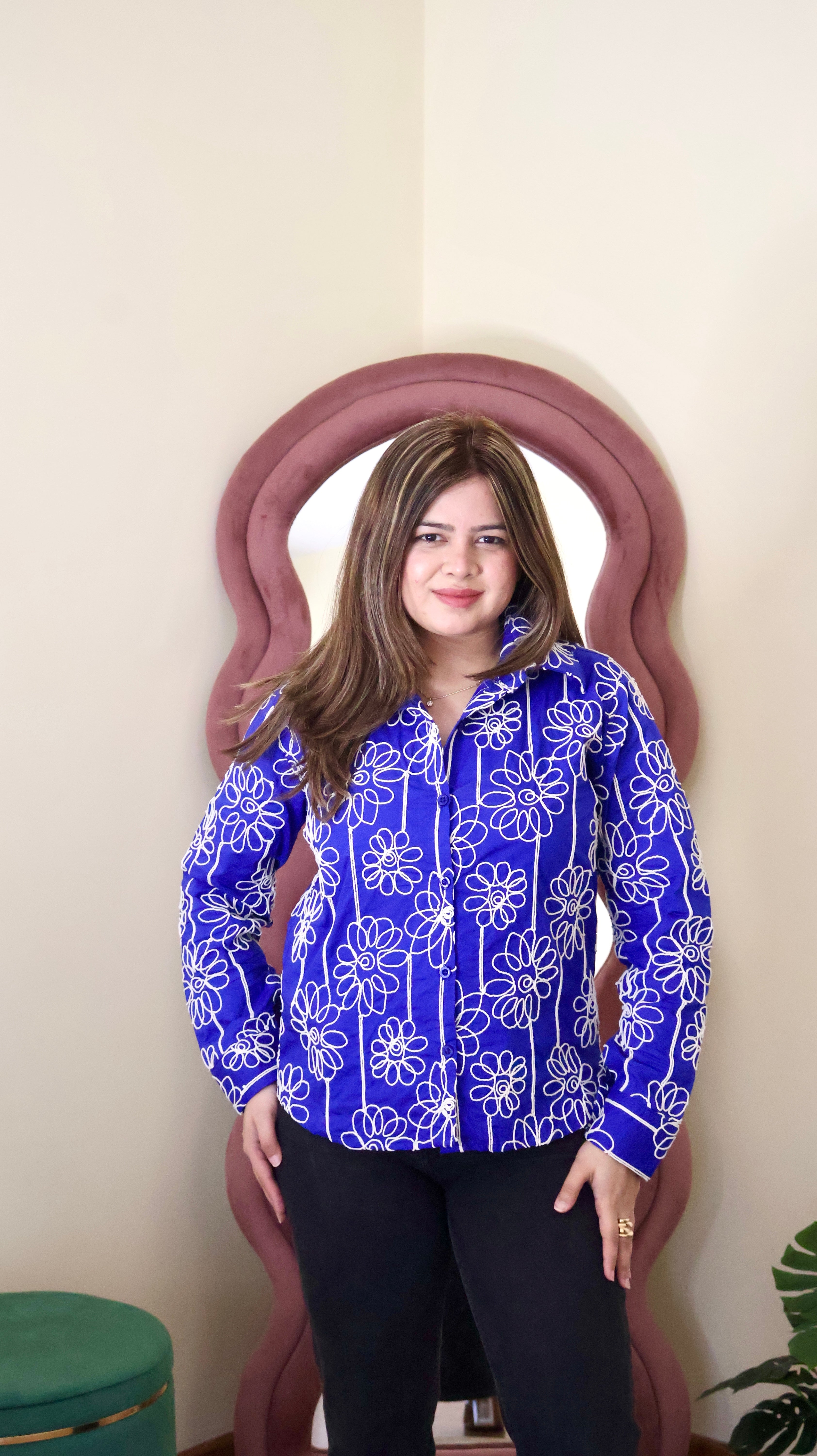 MARIGOLD THREADWORK SHIRT