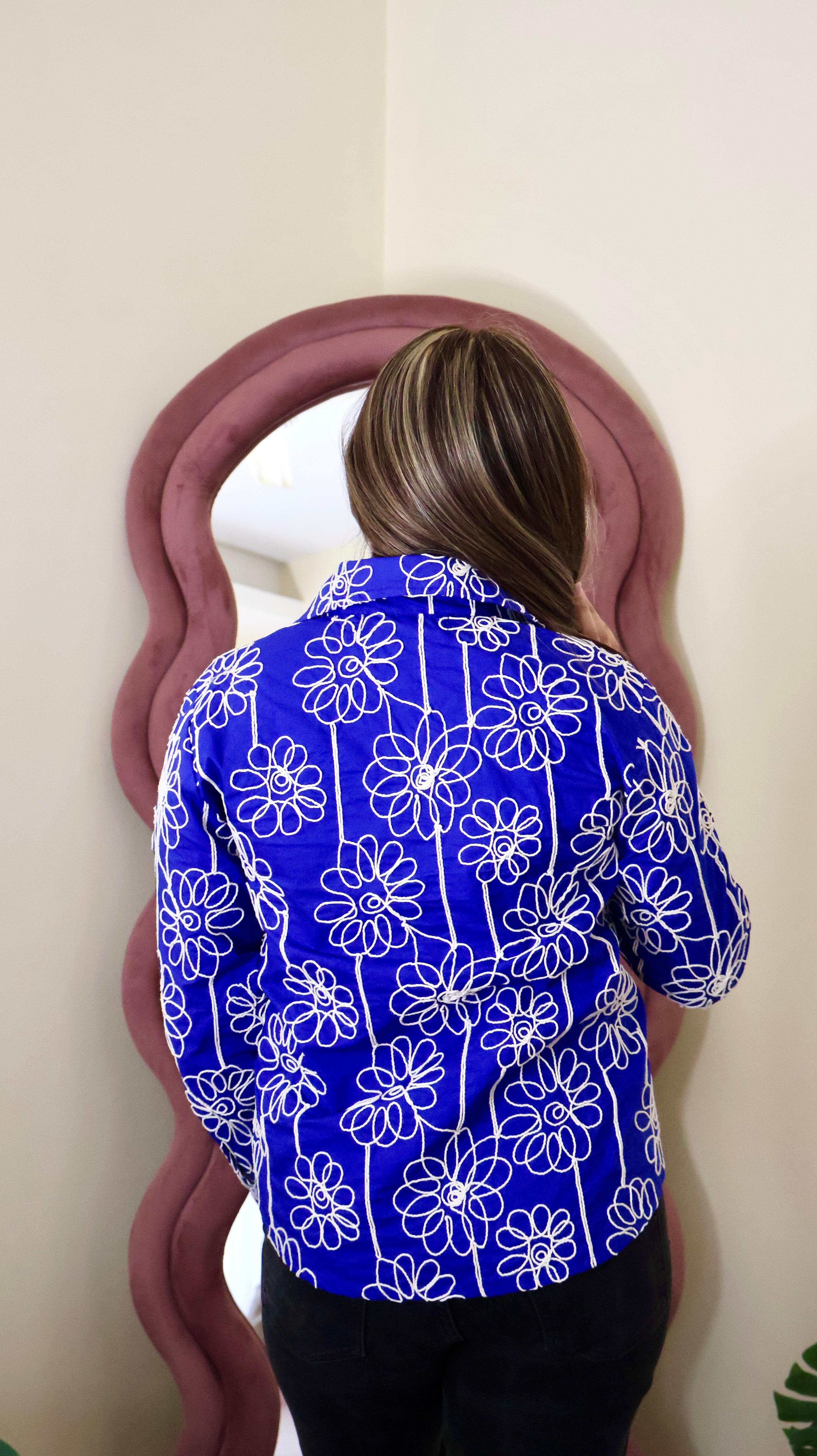 MARIGOLD THREADWORK SHIRT