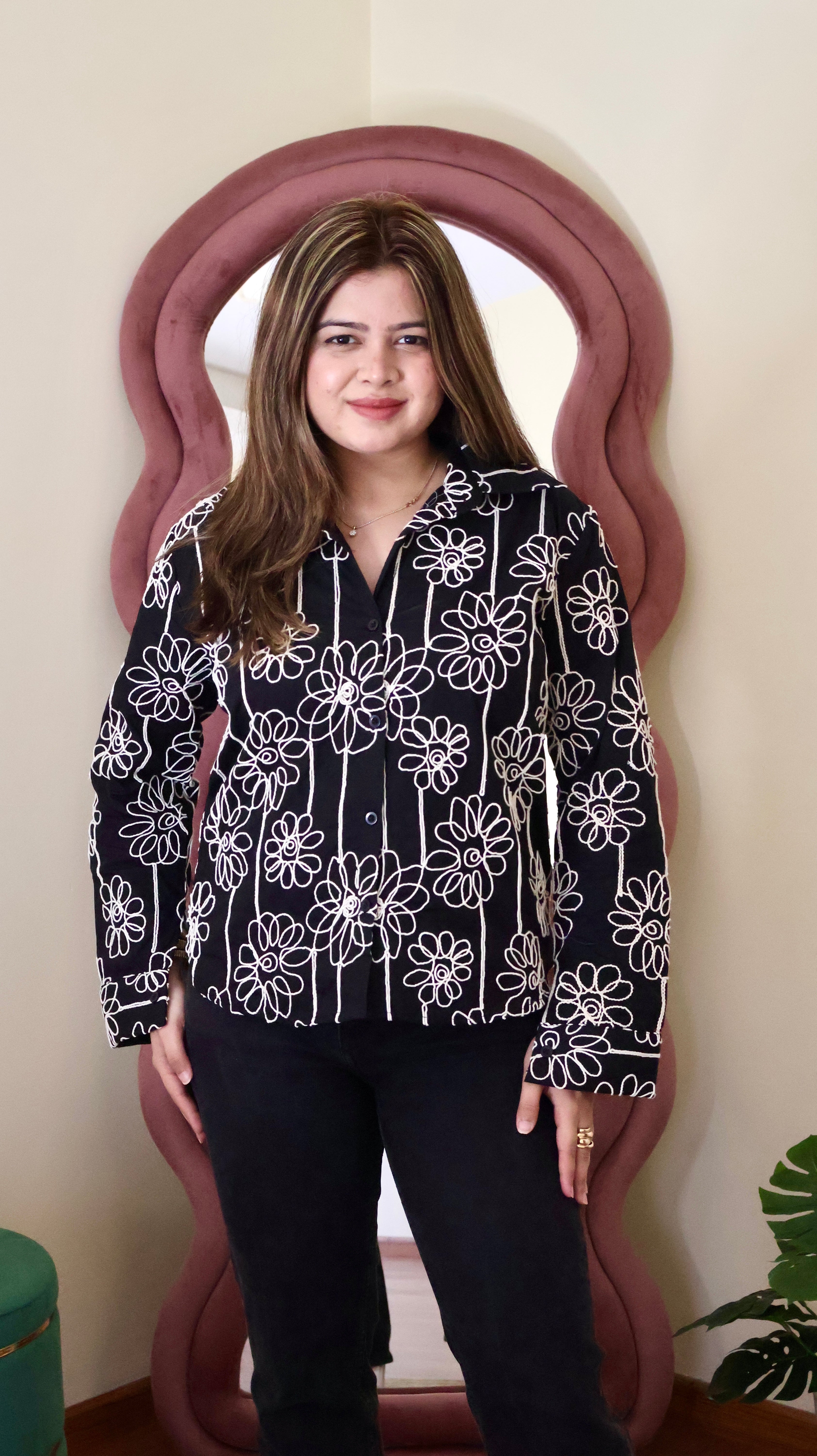 MARIGOLD THREADWORK SHIRT