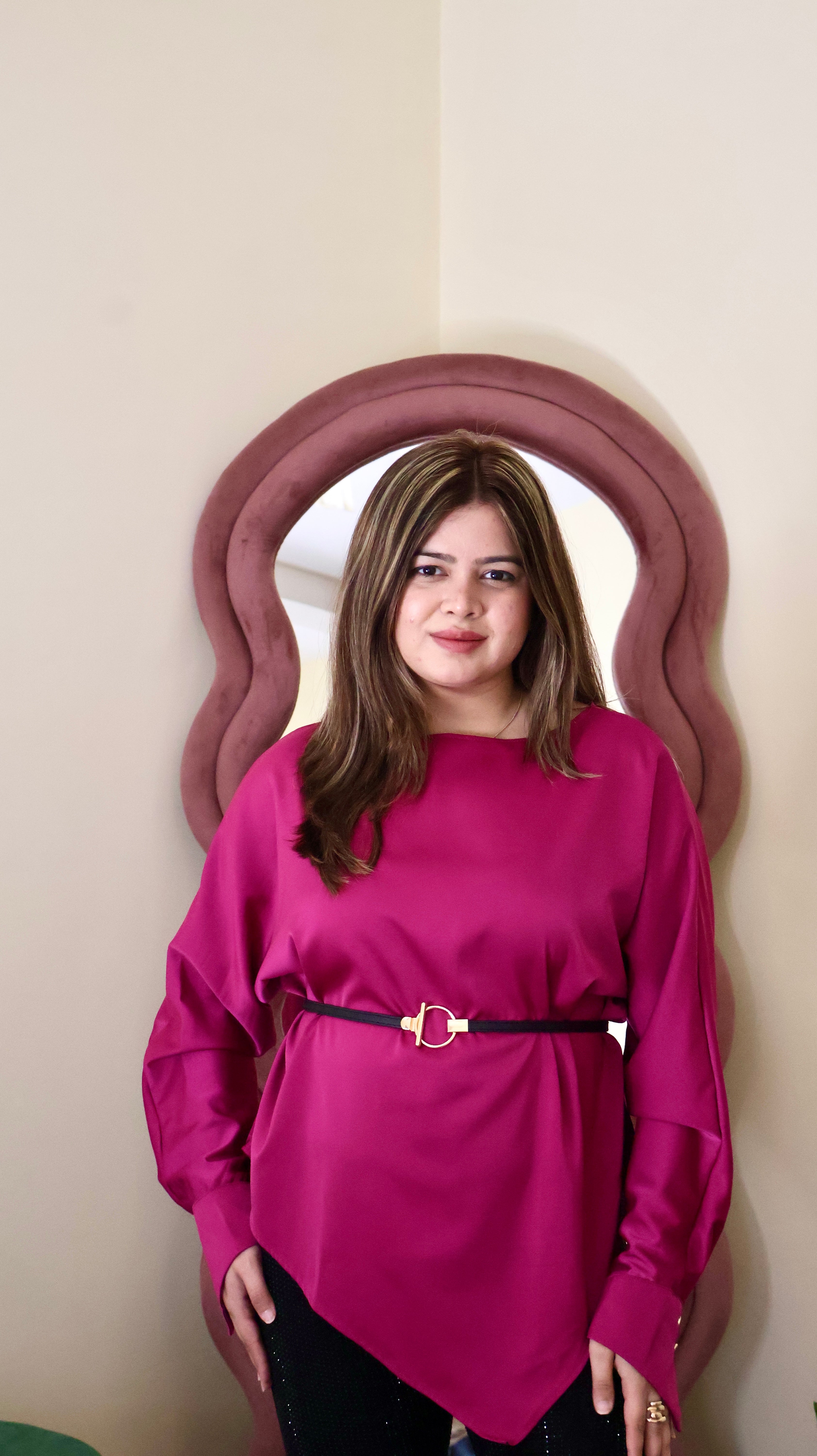 BETTY 1 SHOULDER BELTED TOP