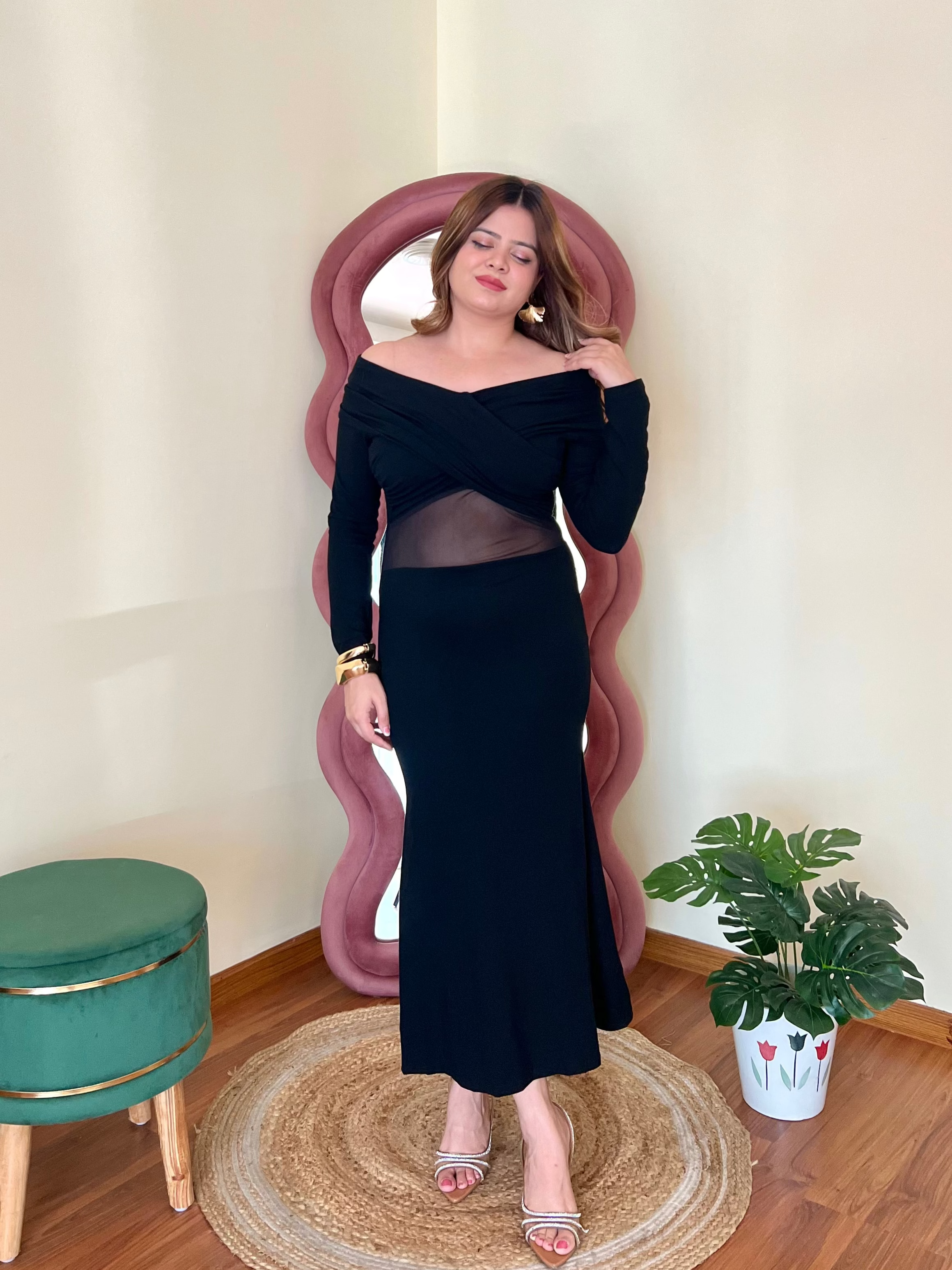 KARA OFF SHOULDER DRESS