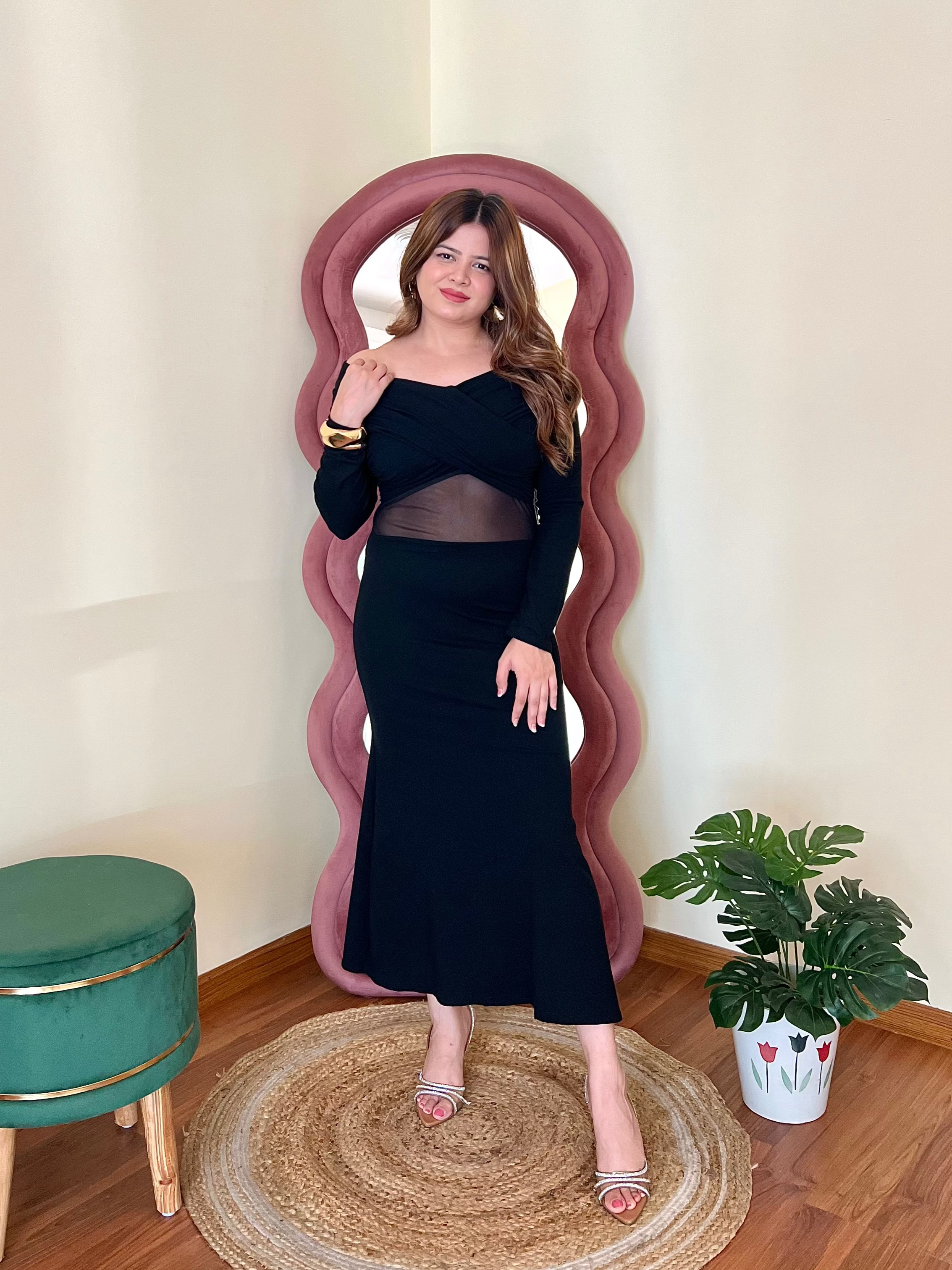 KARA OFF SHOULDER DRESS