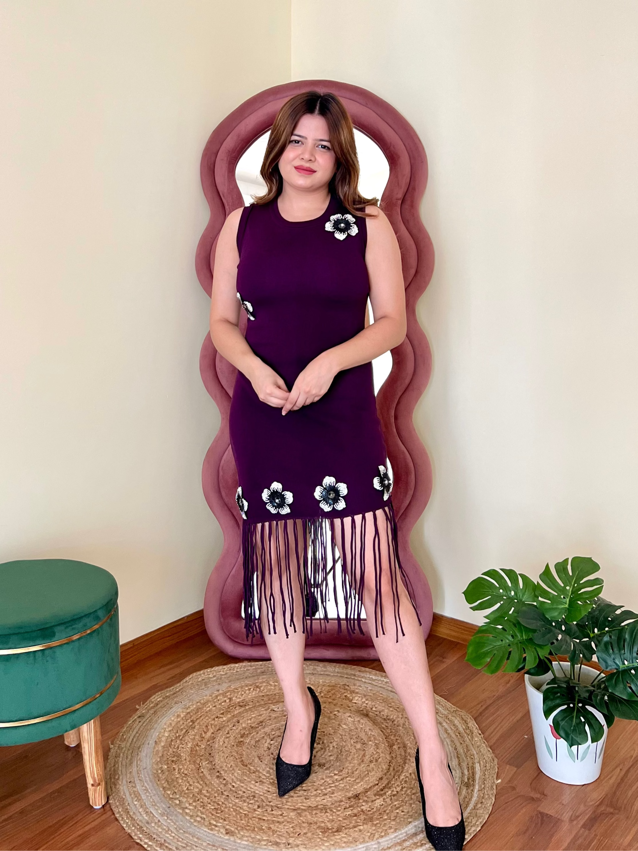 LILY FRINNGES DRESS
