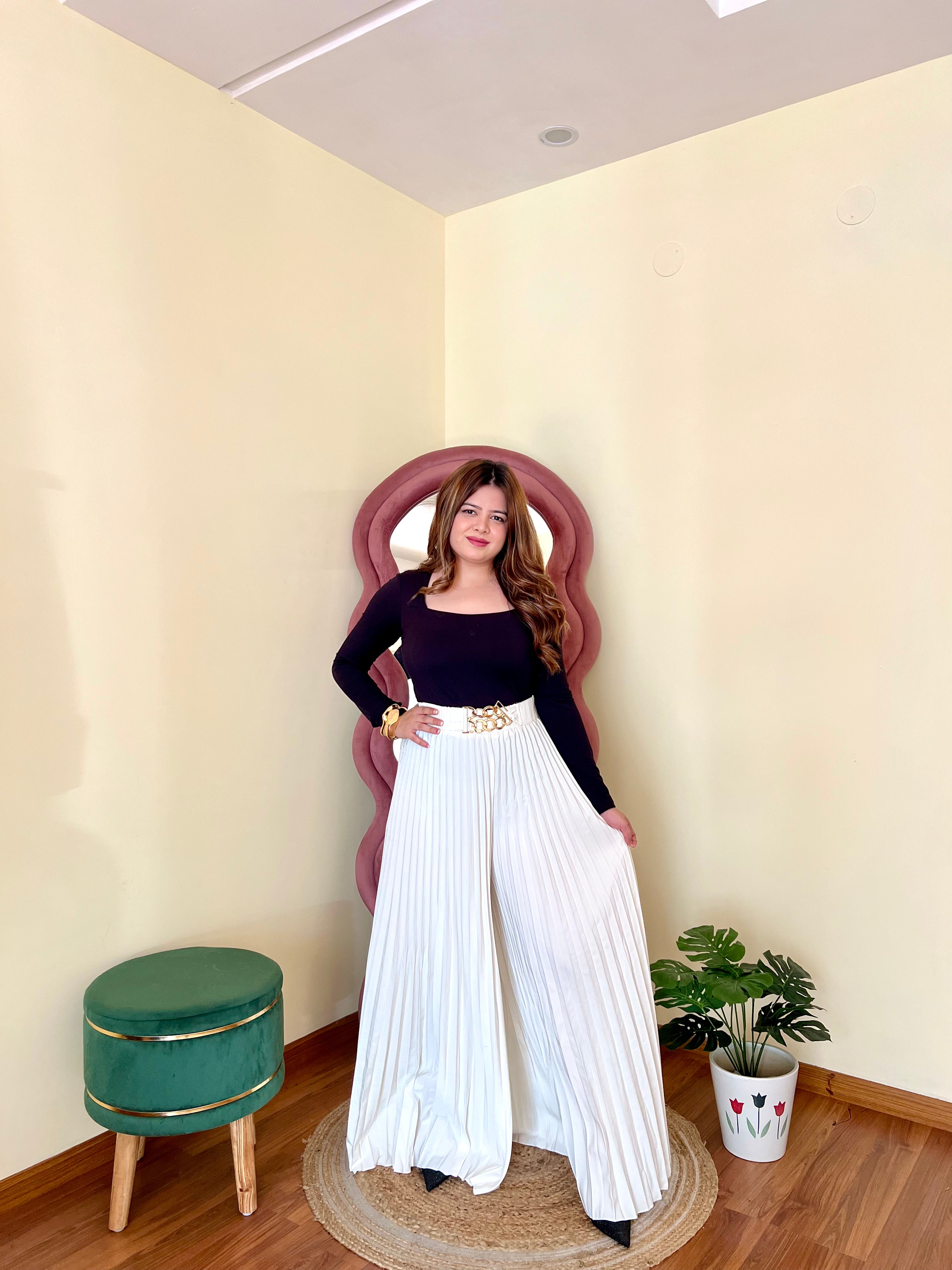 VERONICA PLEATED PANTS