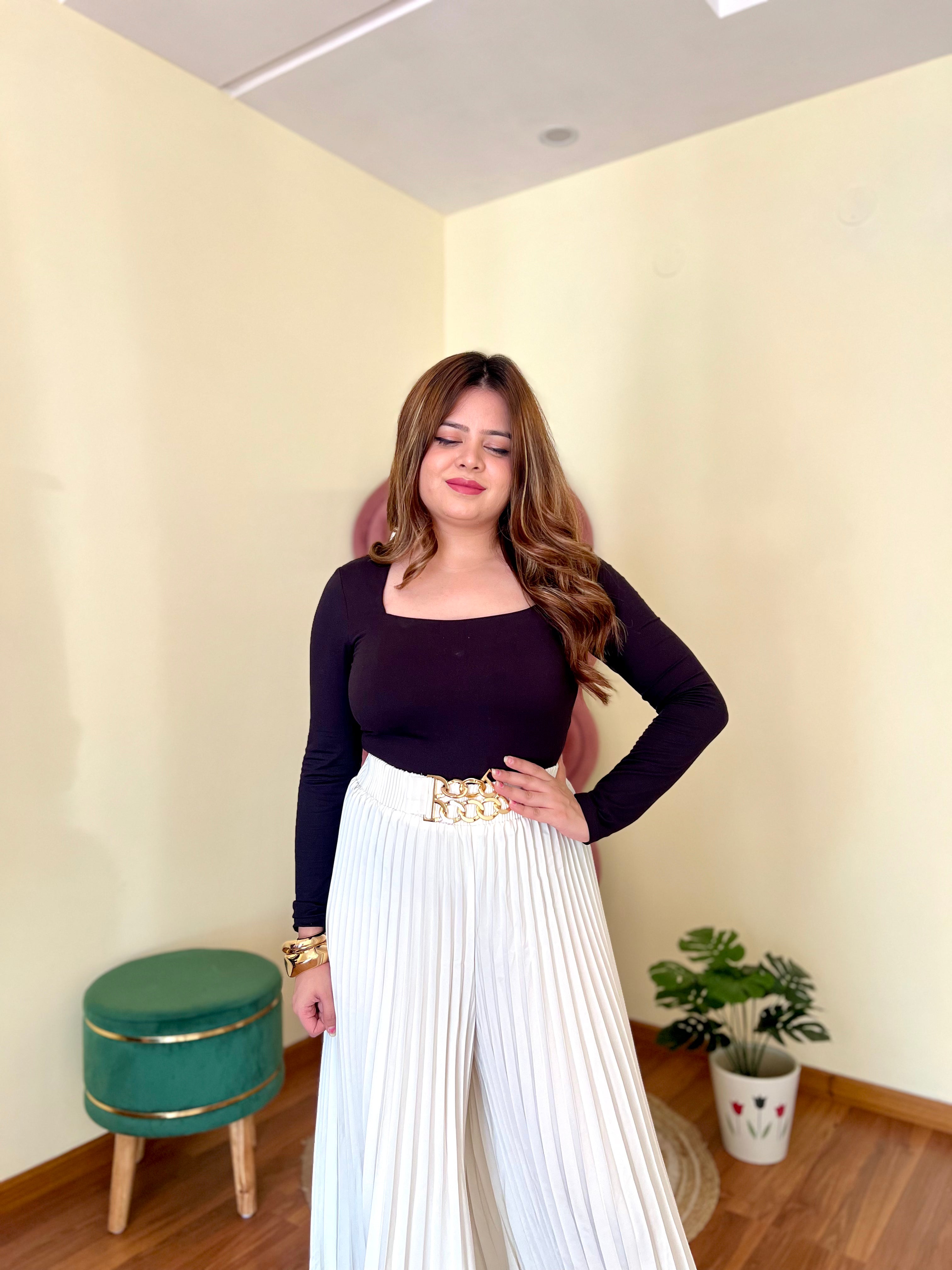 VERONICA PLEATED PANTS