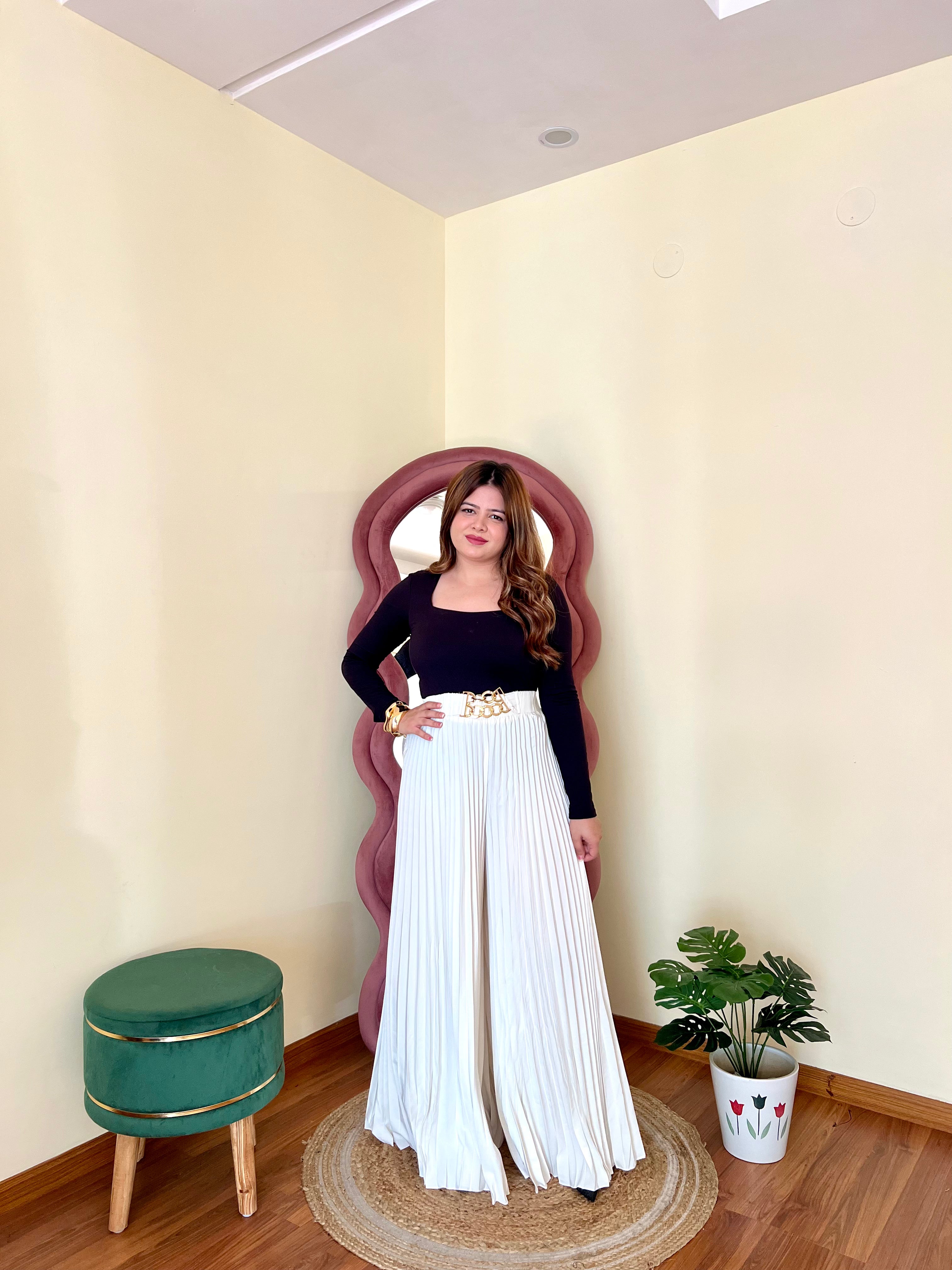 VERONICA PLEATED PANTS