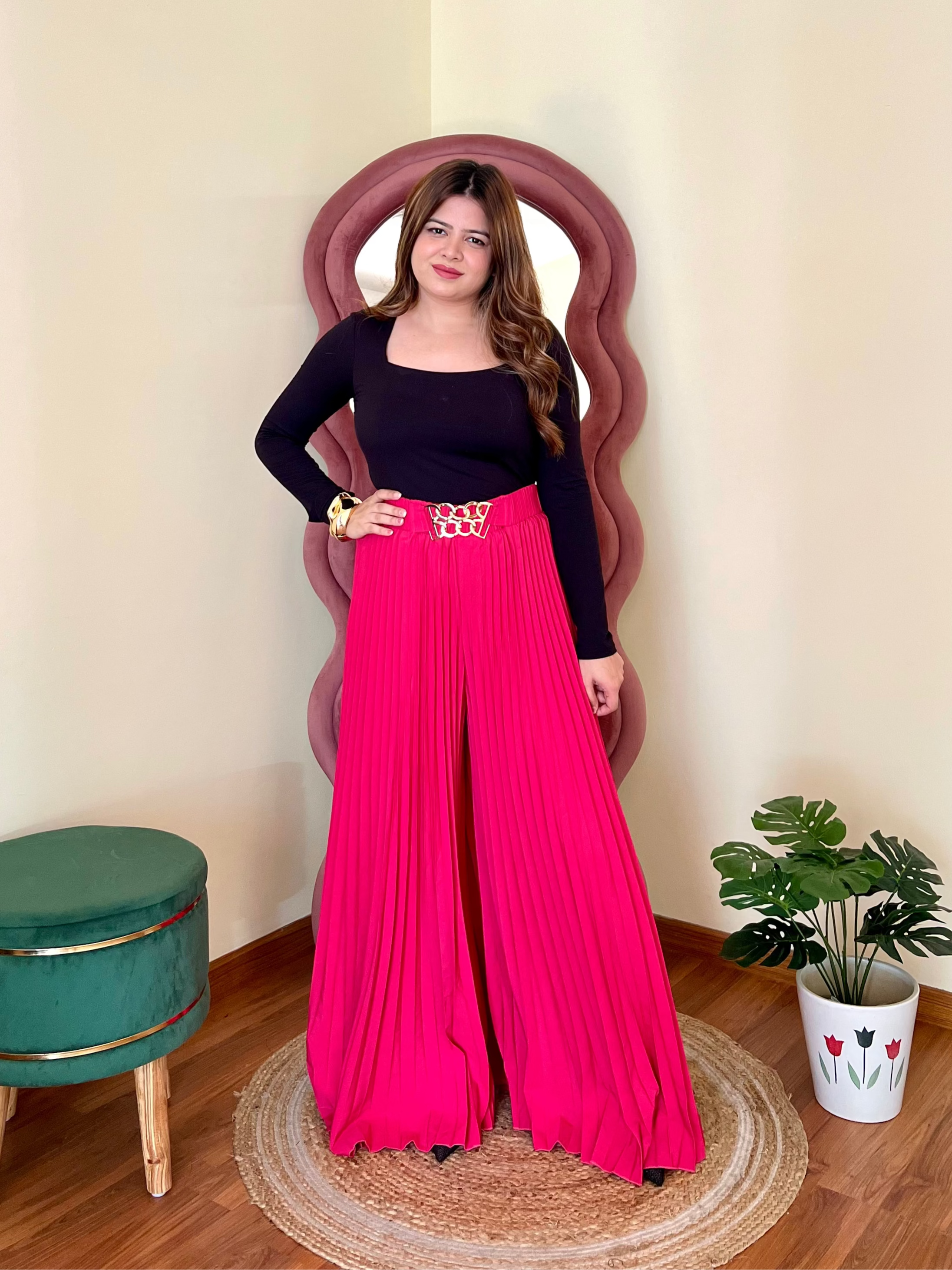 VERONICA PLEATED PANTS