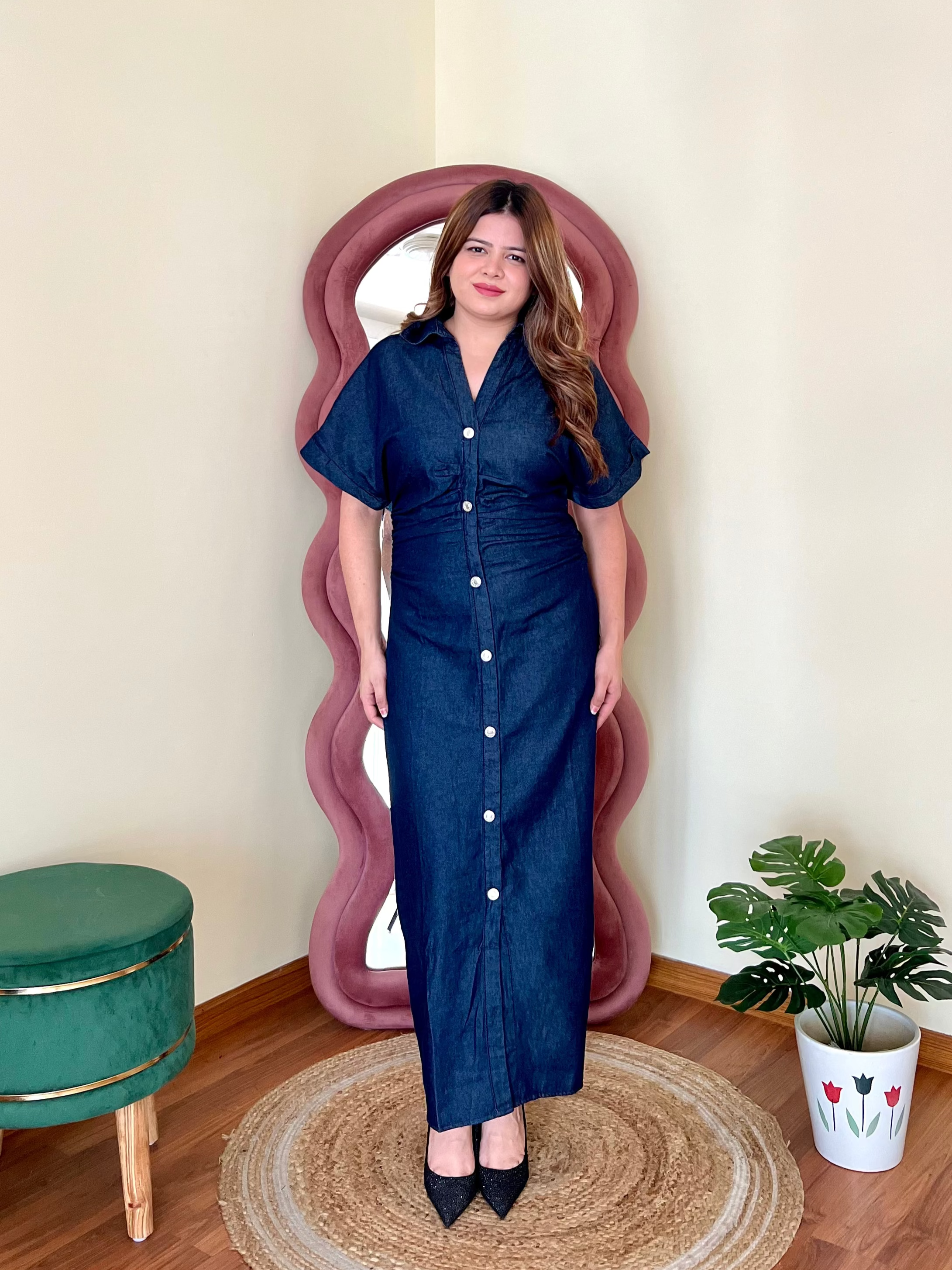 MULBERRY DENIM DRESS