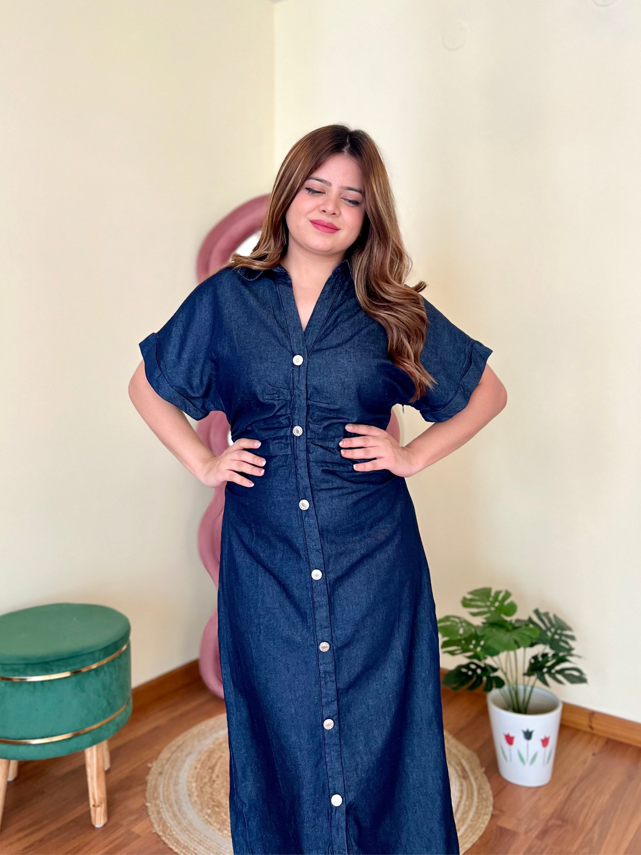 MULBERRY DENIM DRESS