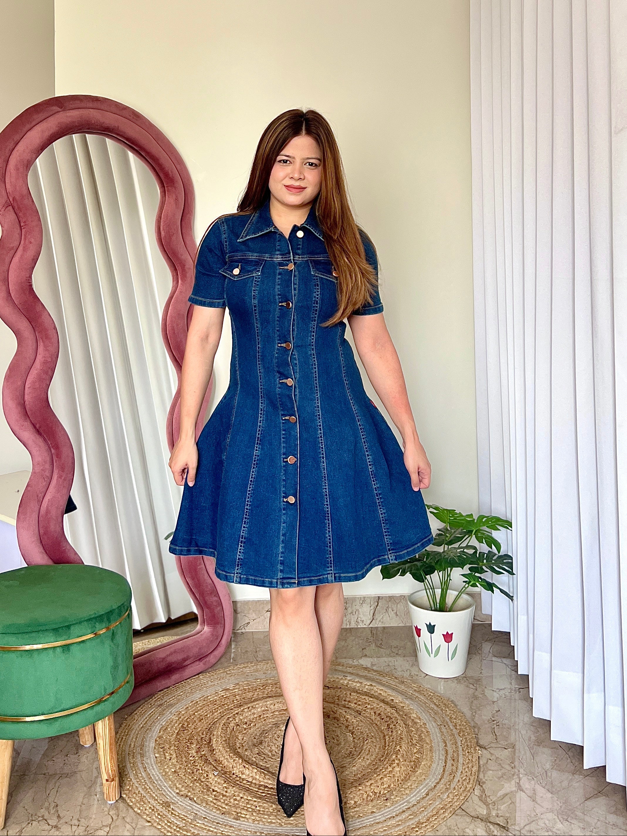 SHERRY DENIM DRESS