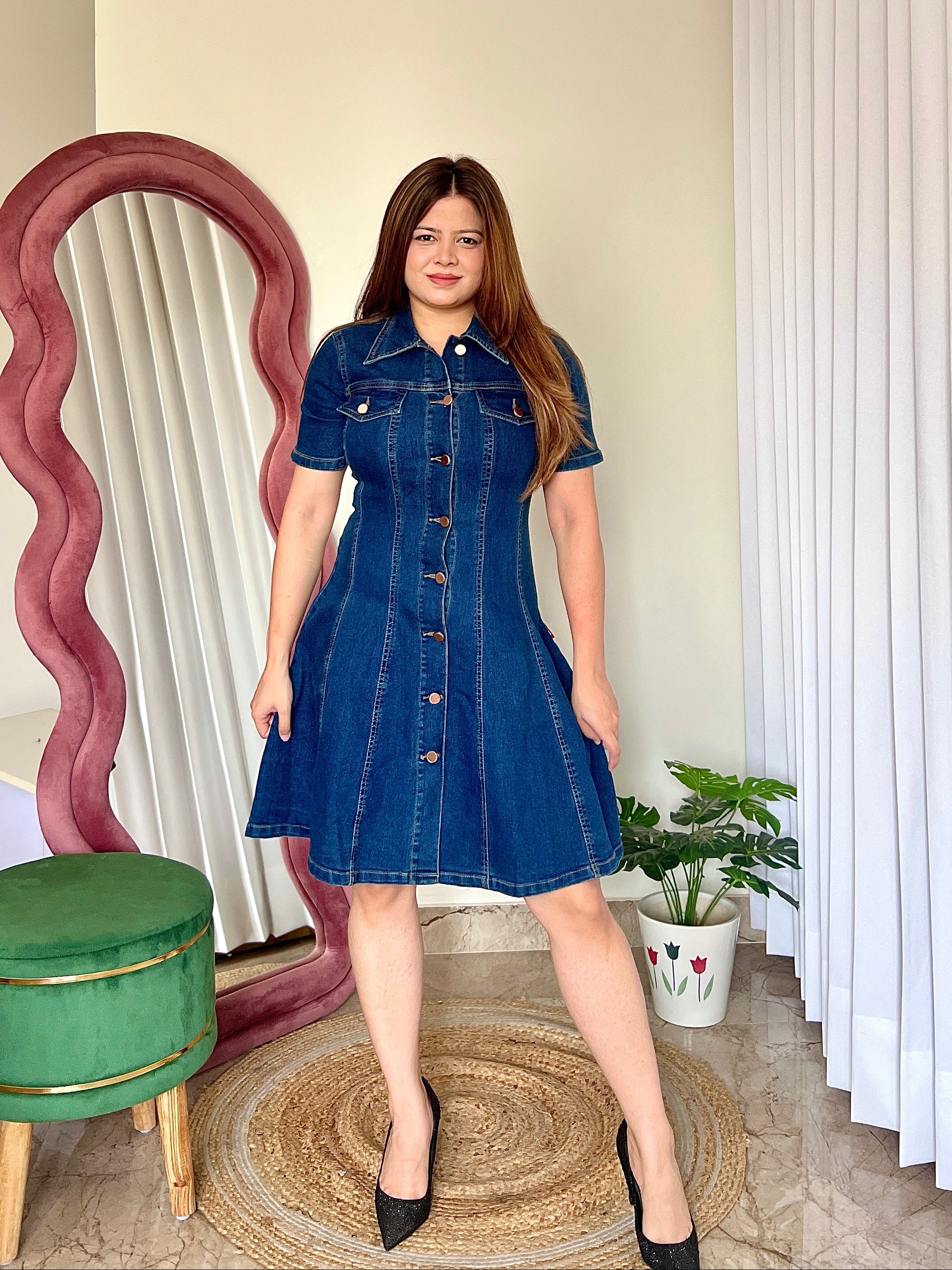 SHERRY DENIM DRESS