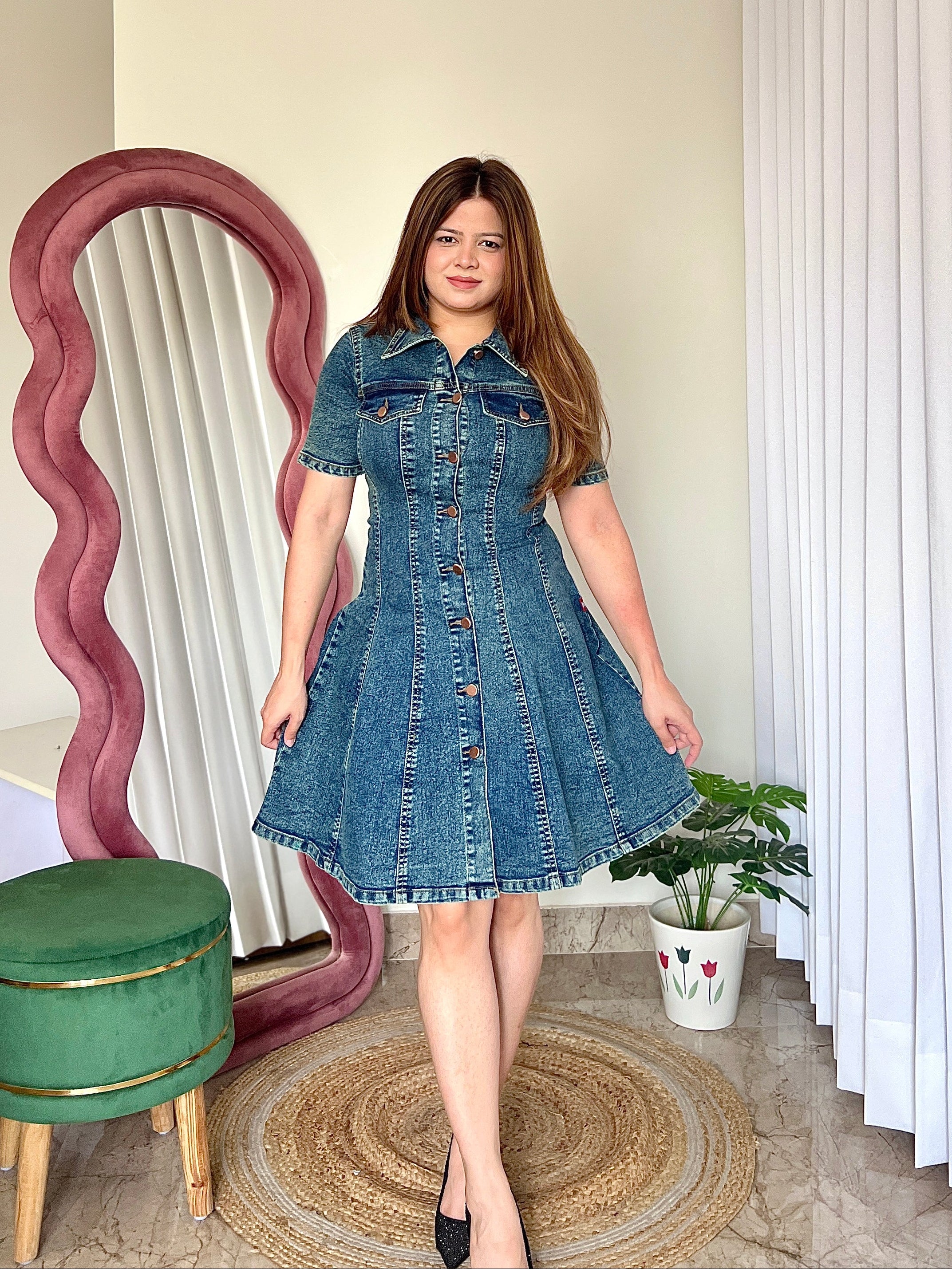 SHERRY DENIM DRESS