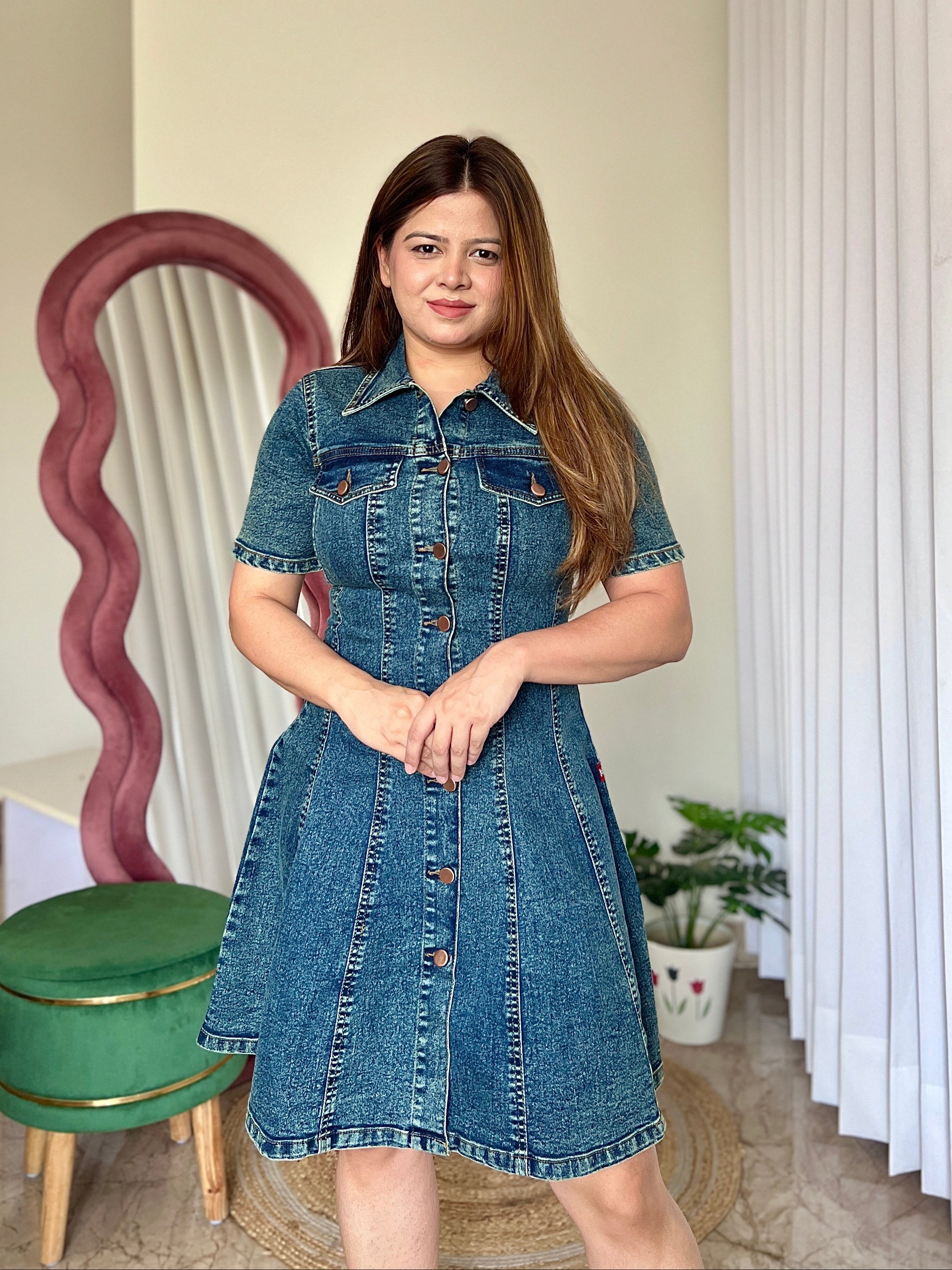 SHERRY DENIM DRESS