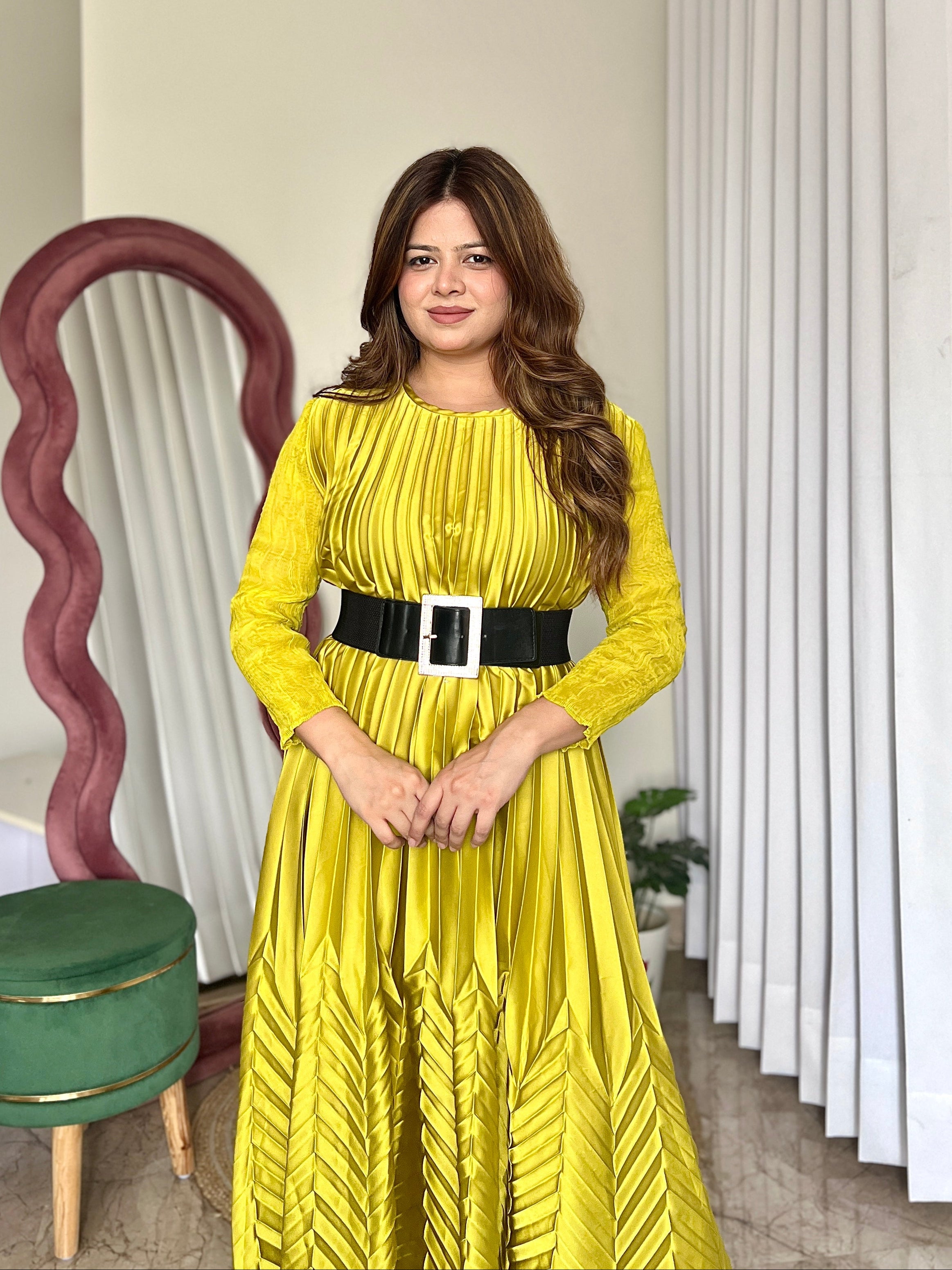 AVERY PLEATED DRESS