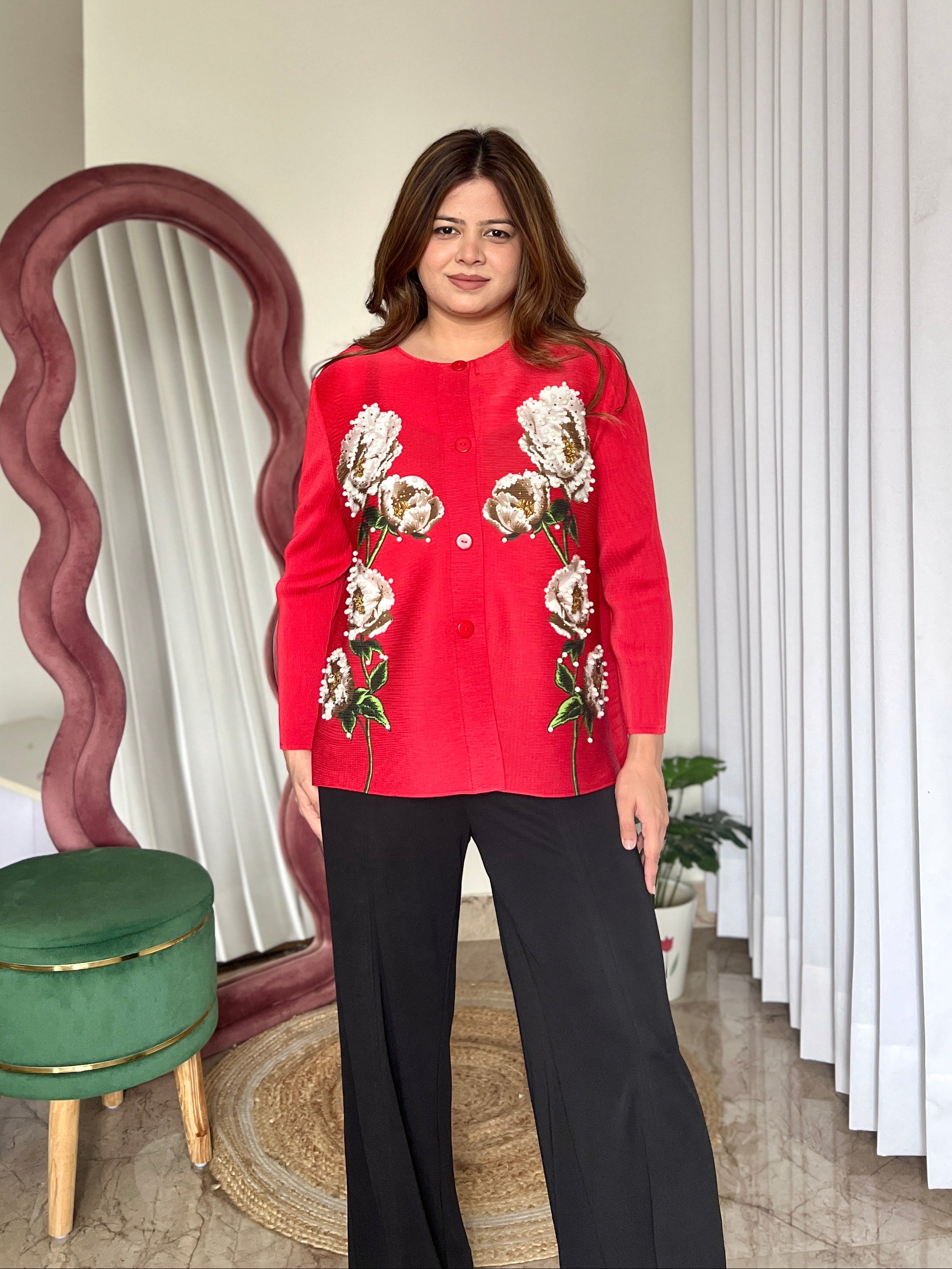 KAI PLEATED TOP