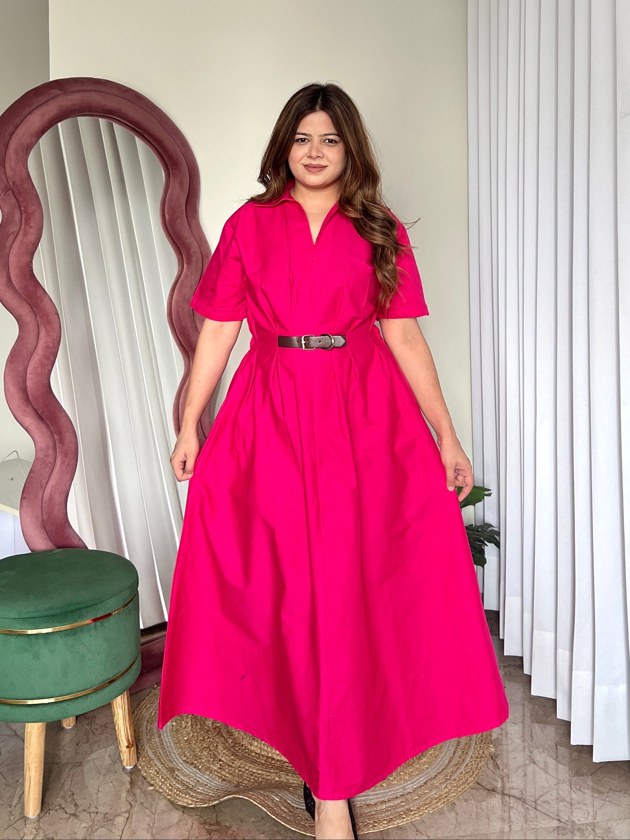 KELLY BELTED DRESS