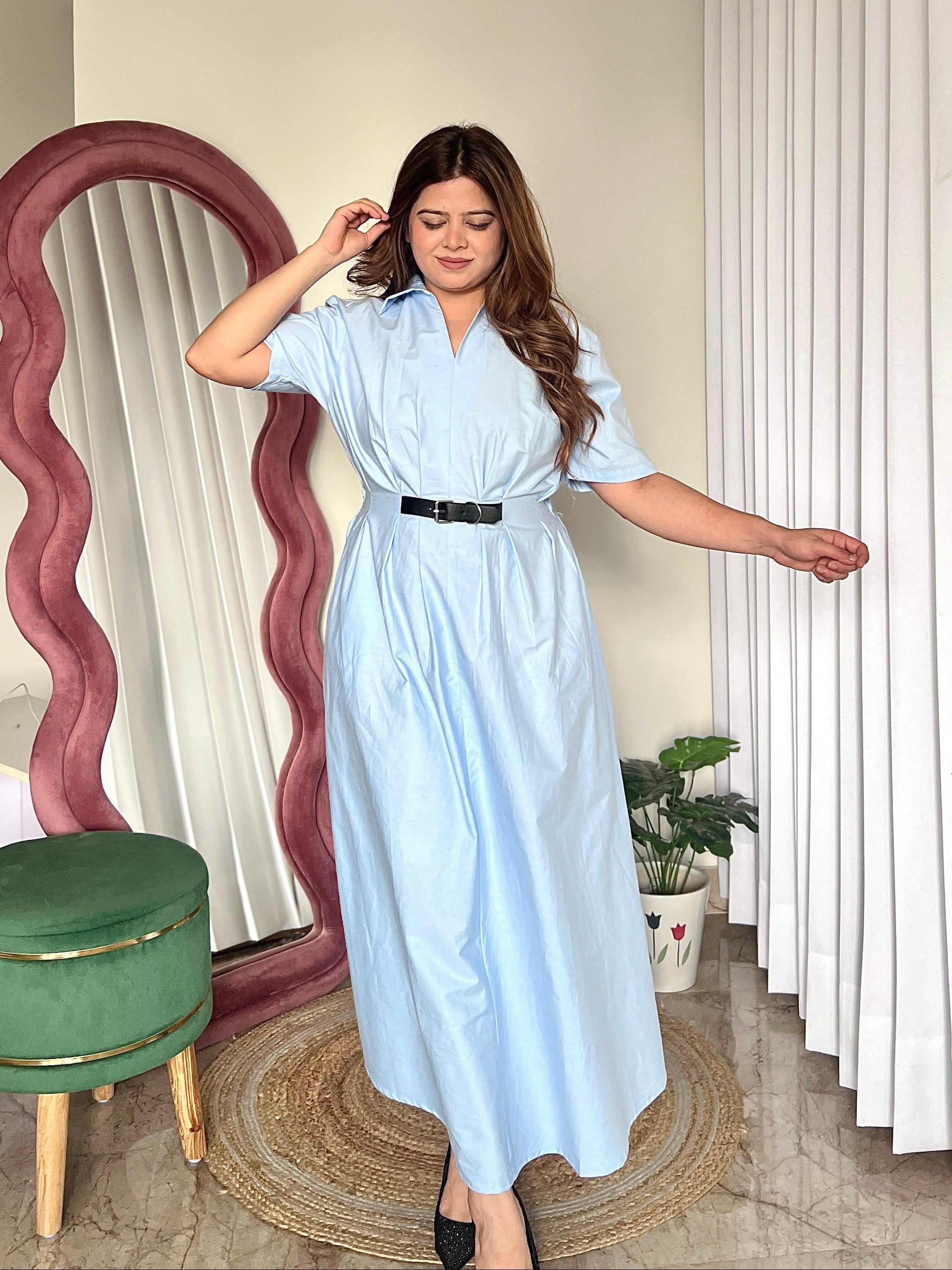 KELLY BELTED DRESS