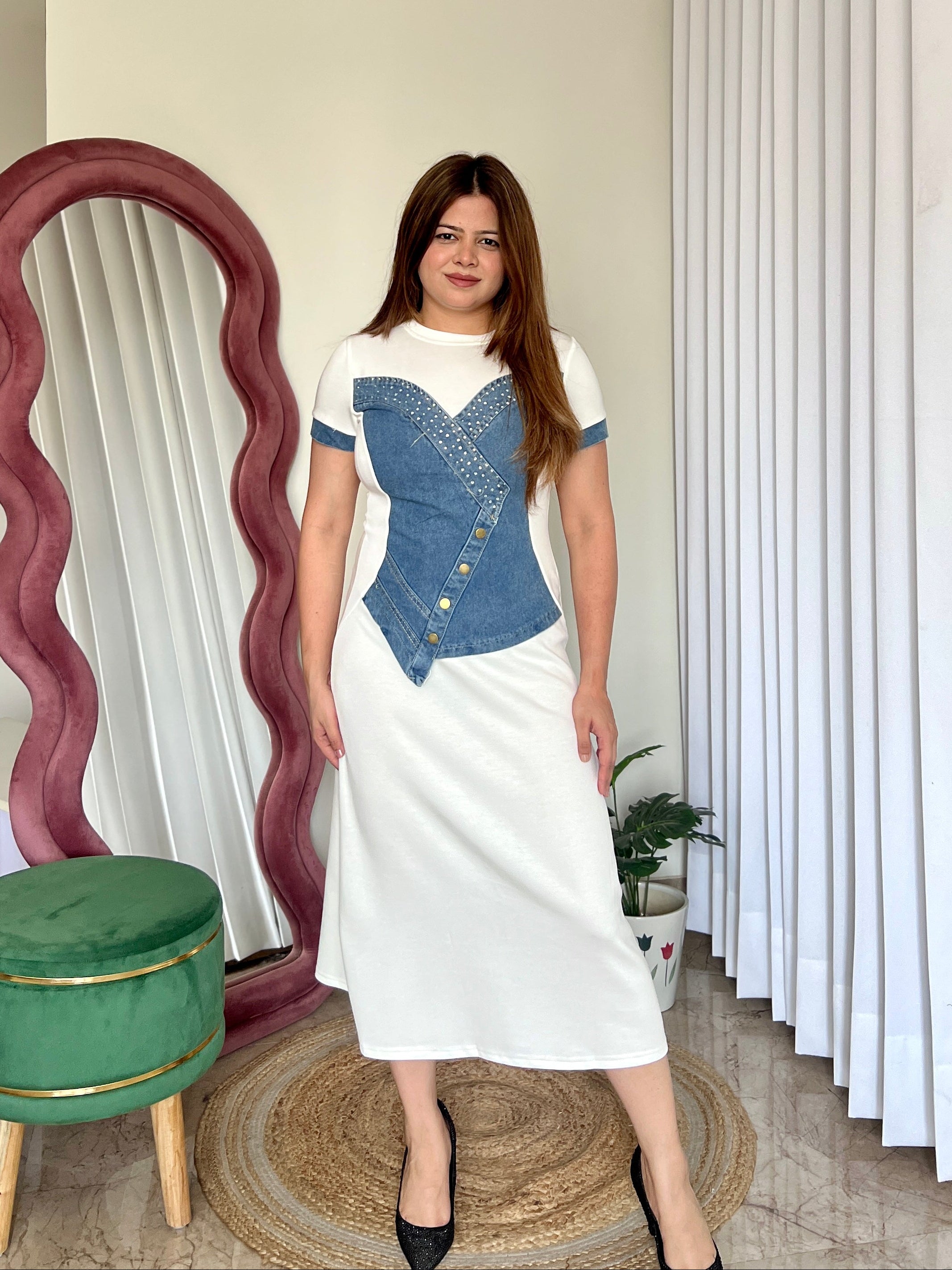 HOLLY DENIM DRESS