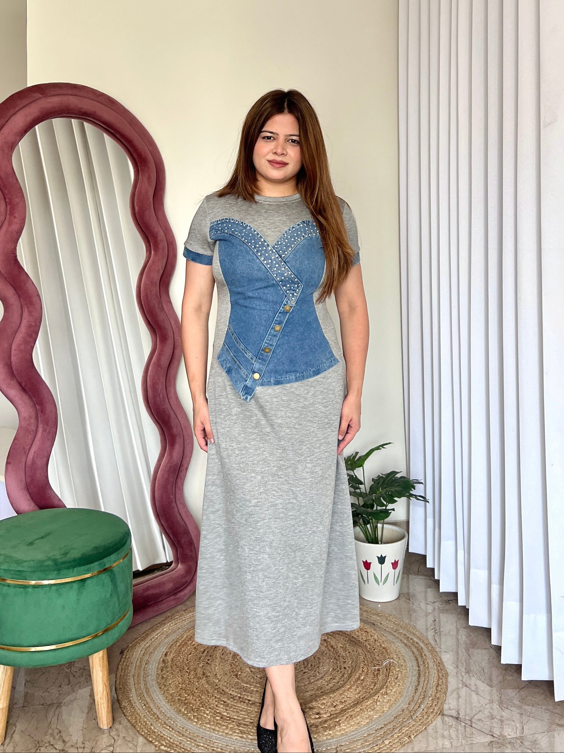 HOLLY DENIM DRESS