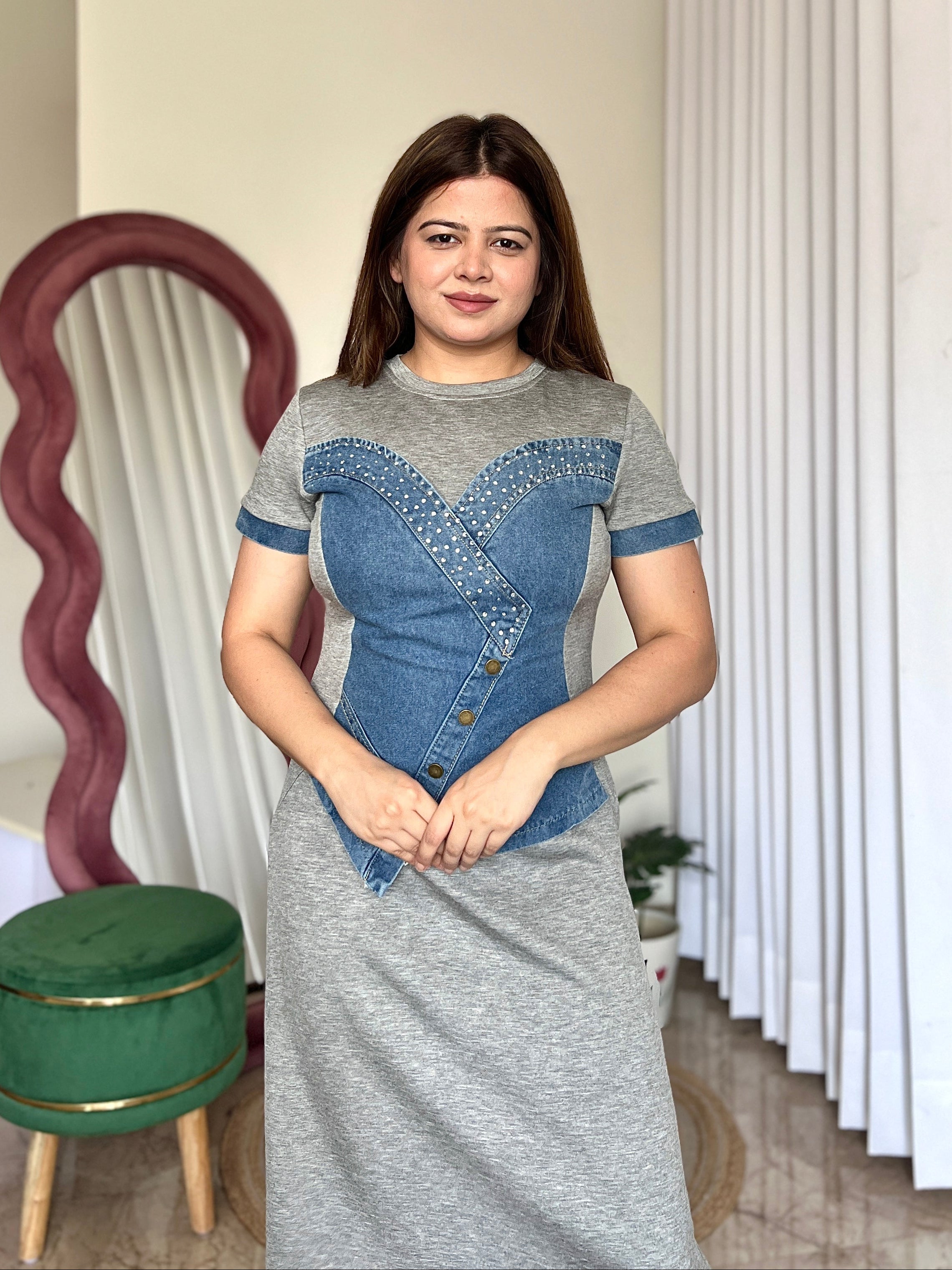 HOLLY DENIM DRESS