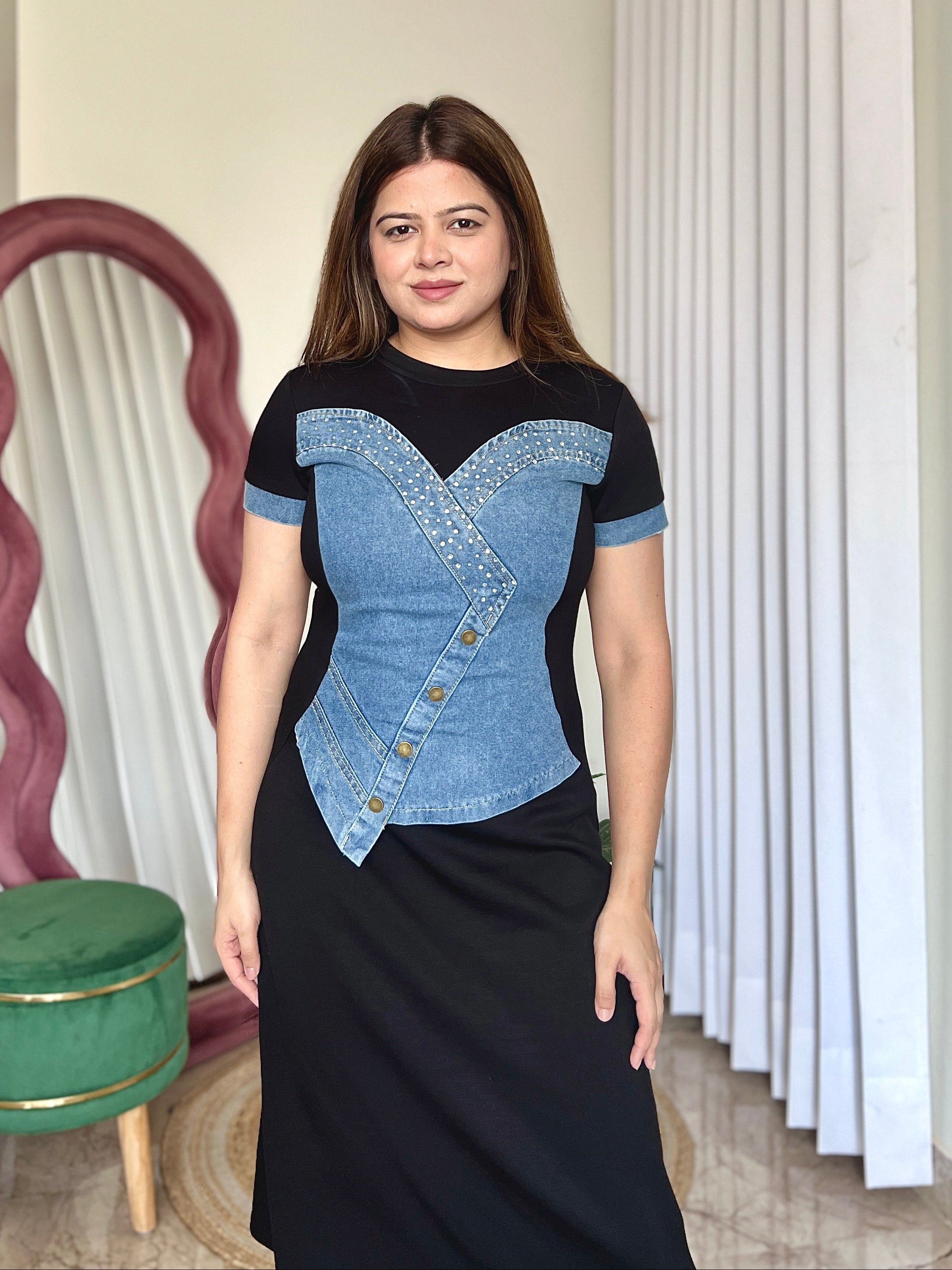 HOLLY DENIM DRESS