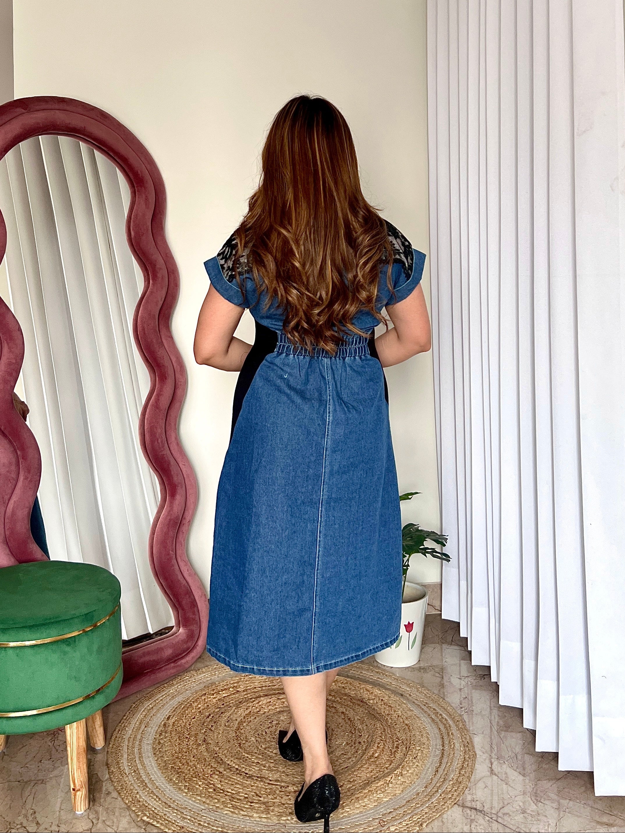 JADE DENIM DRESS