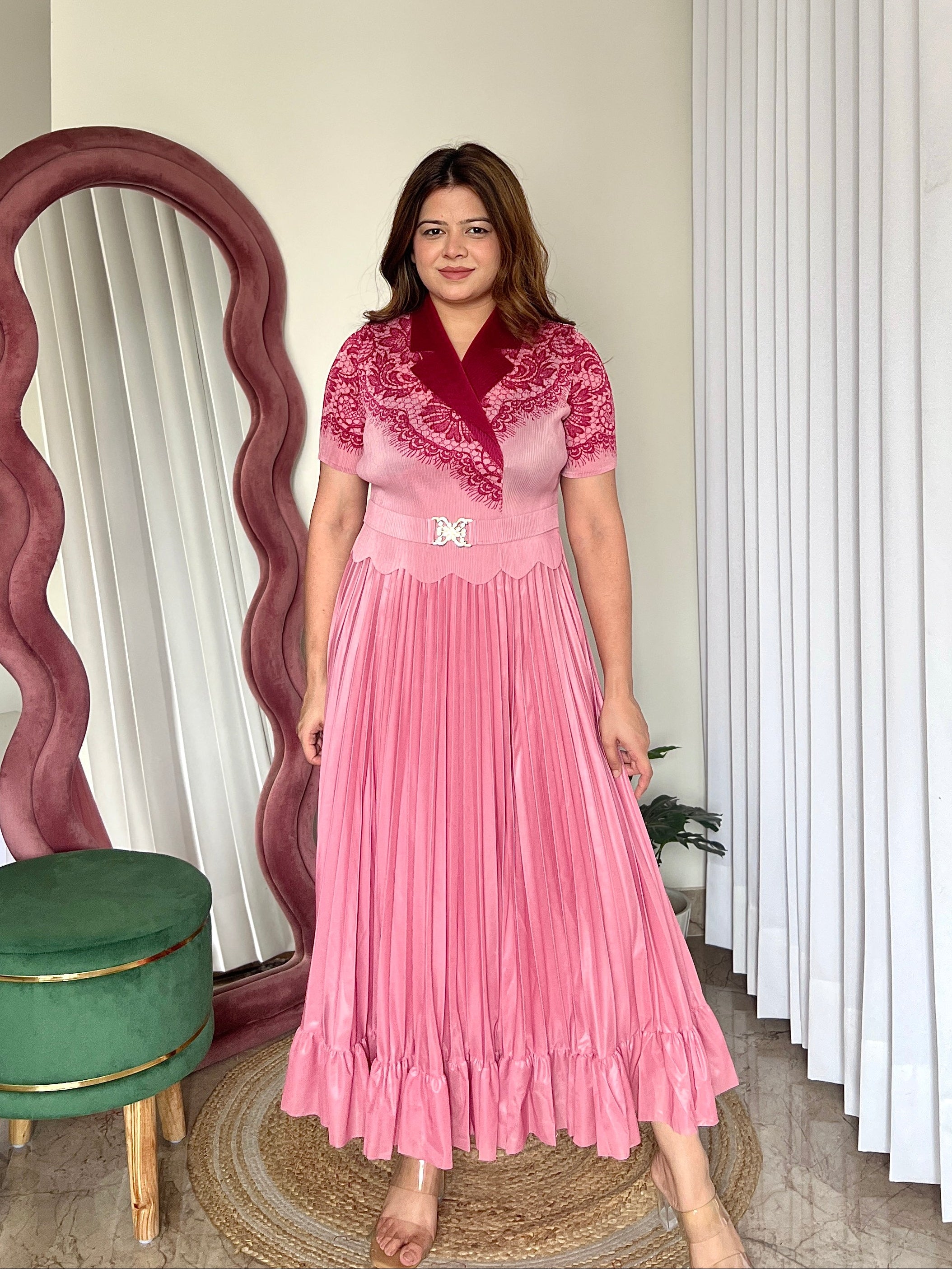 MEDUSA PLEATED DRESS