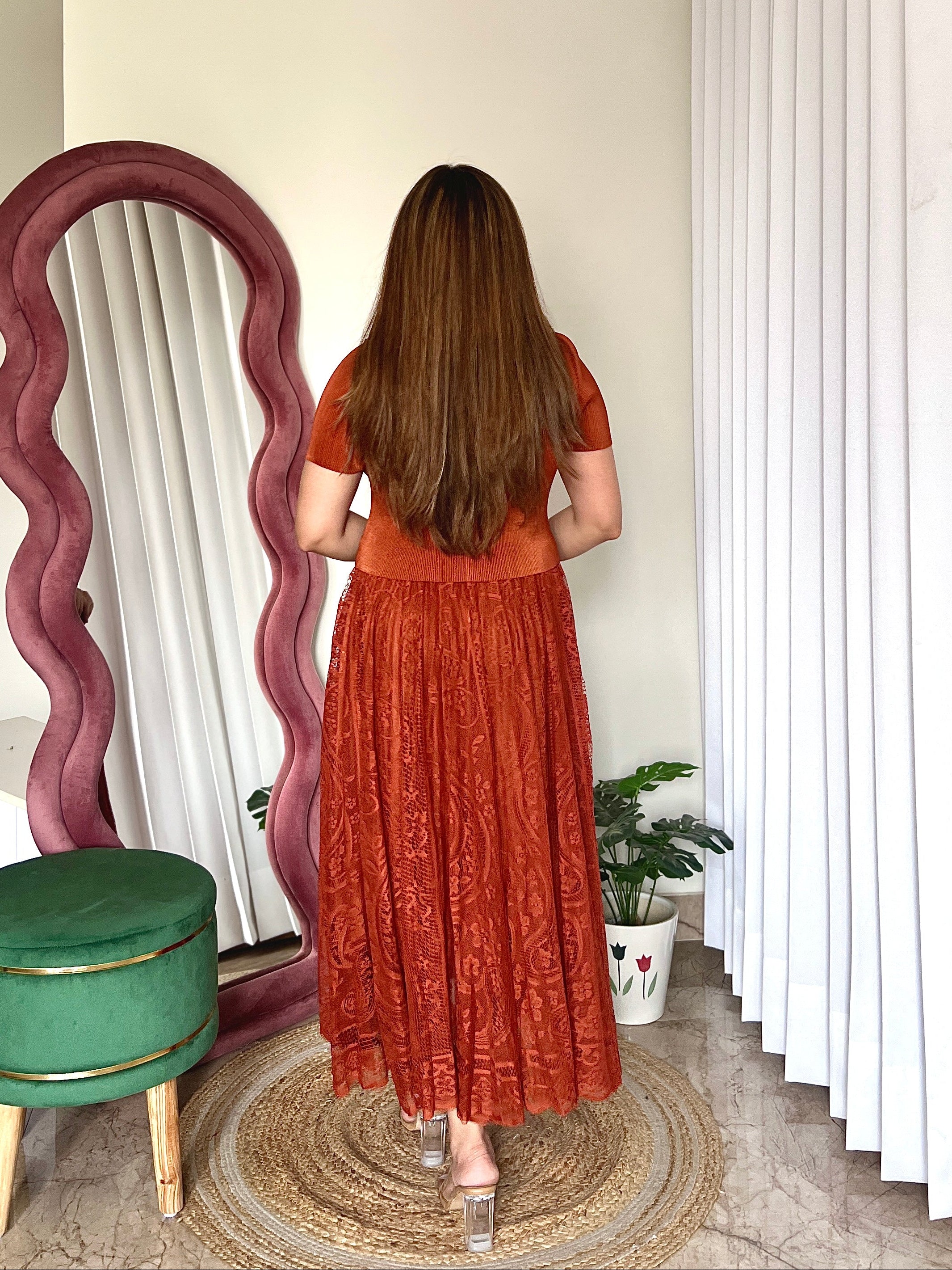 SAMANTHA PLEATED DRESS
