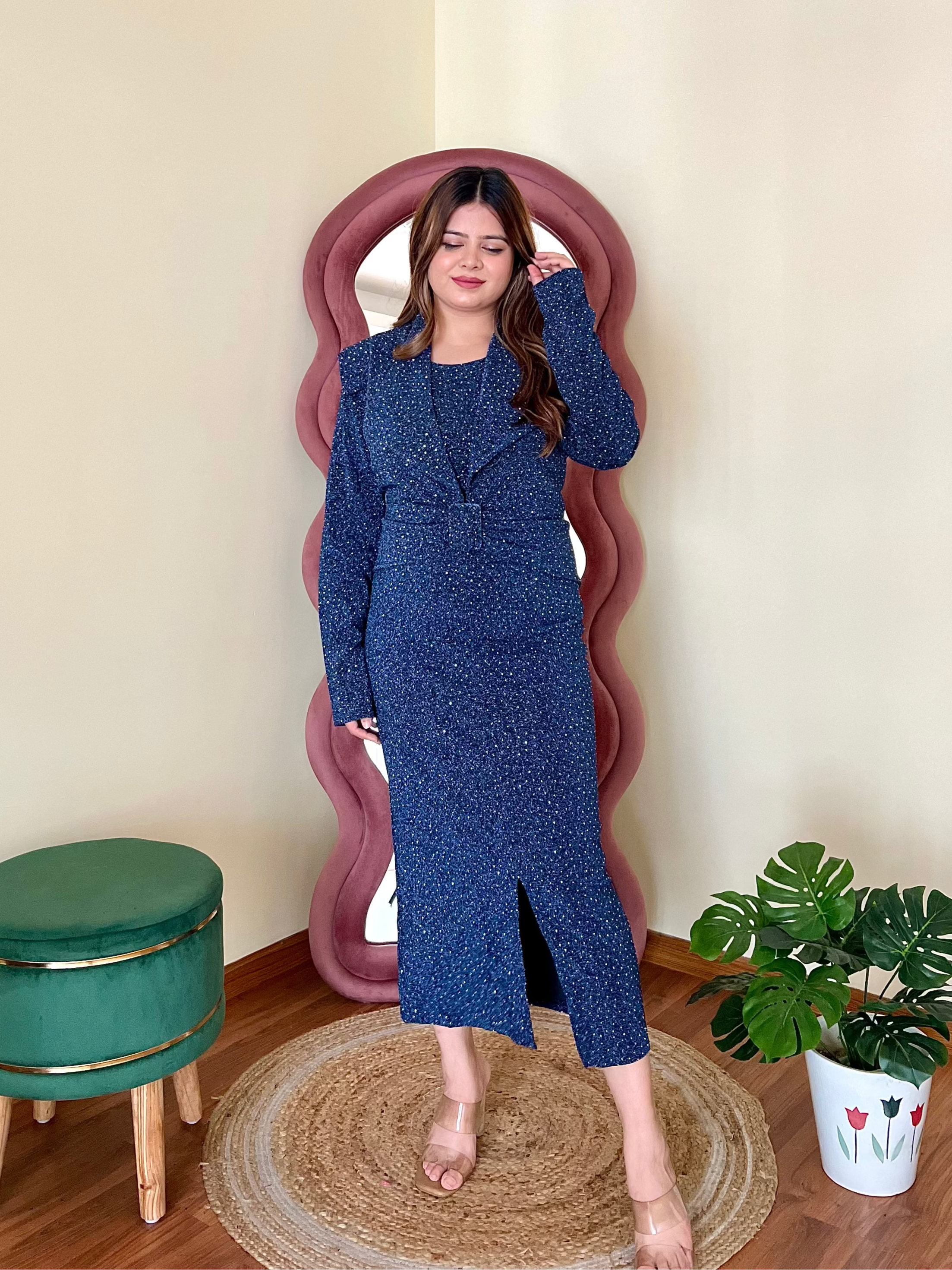 SESAME COLLARED DRESS