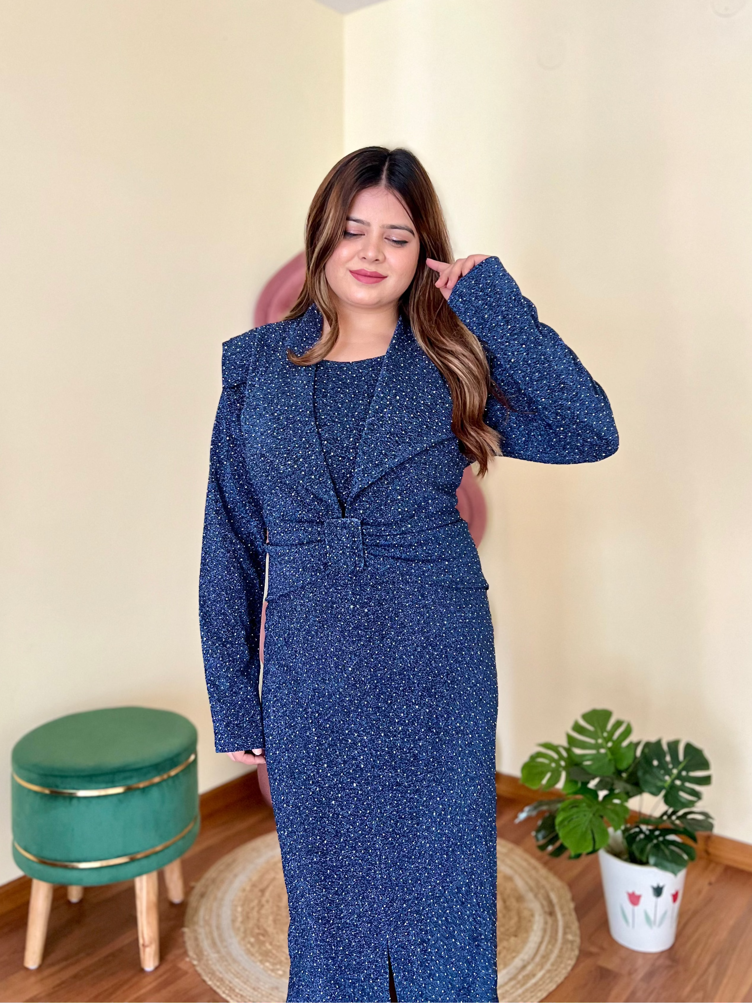 SESAME COLLARED DRESS