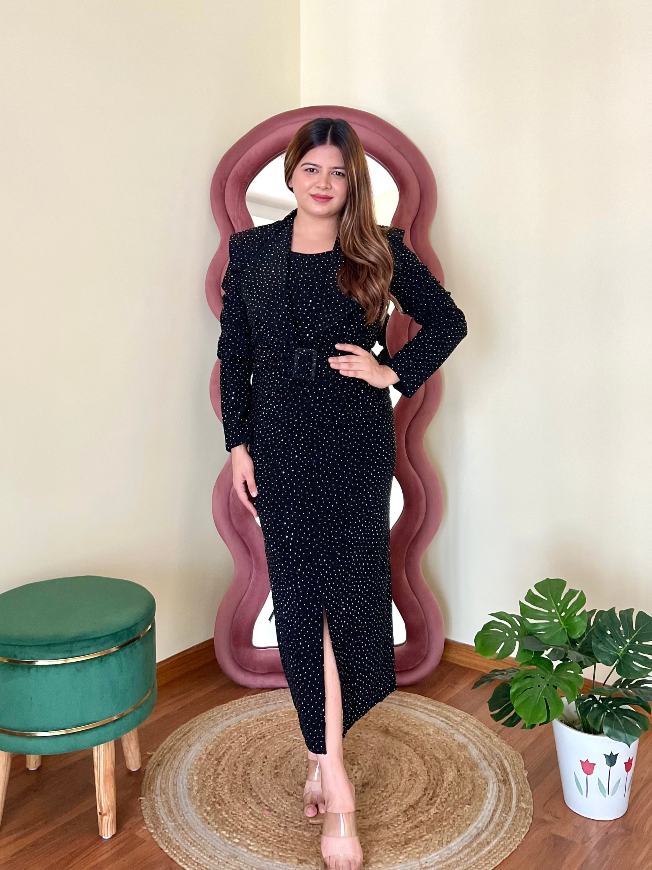 SESAME COLLARED DRESS