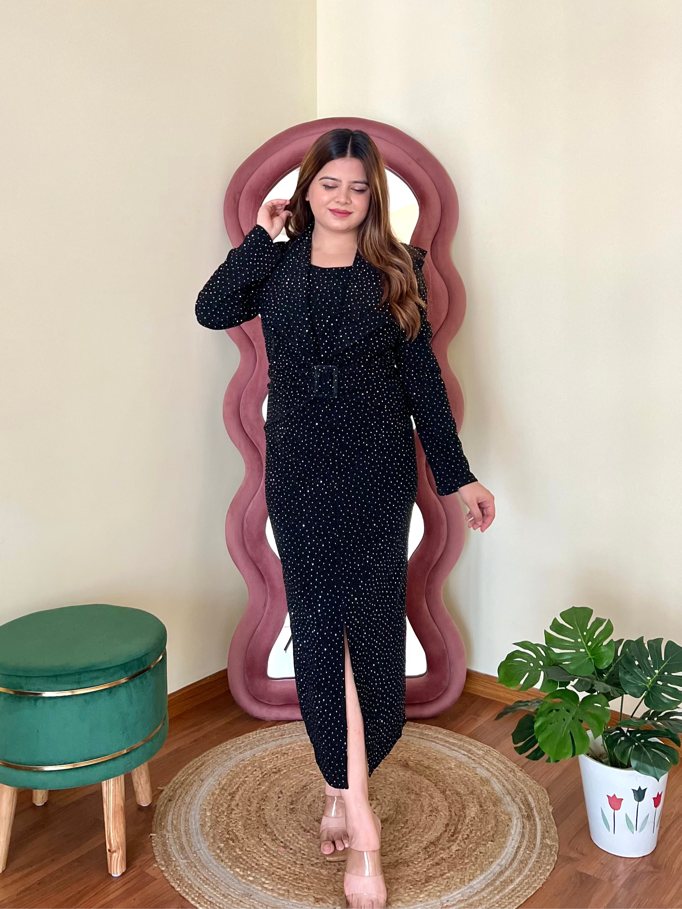 SESAME COLLARED DRESS