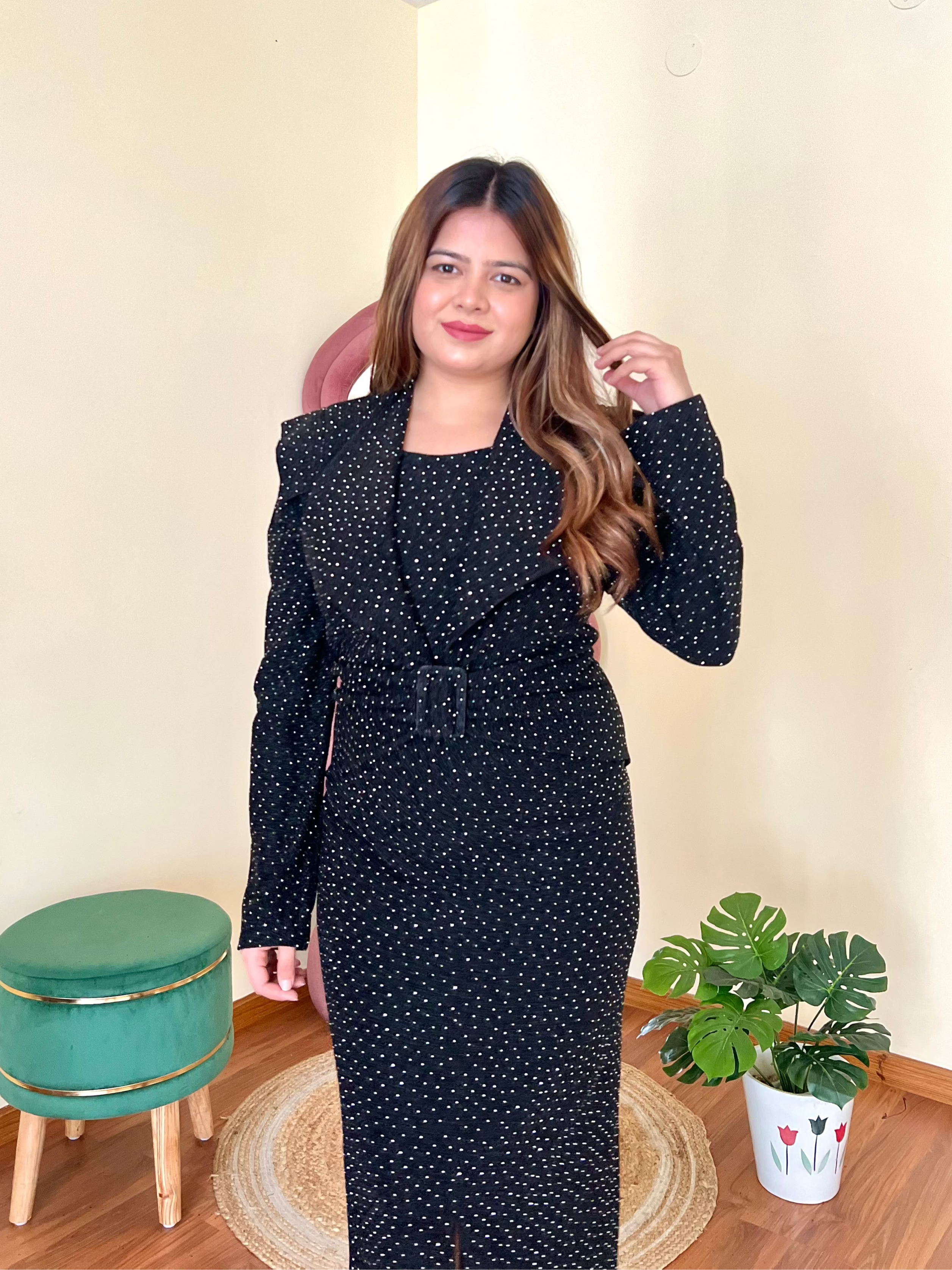 SESAME COLLARED DRESS