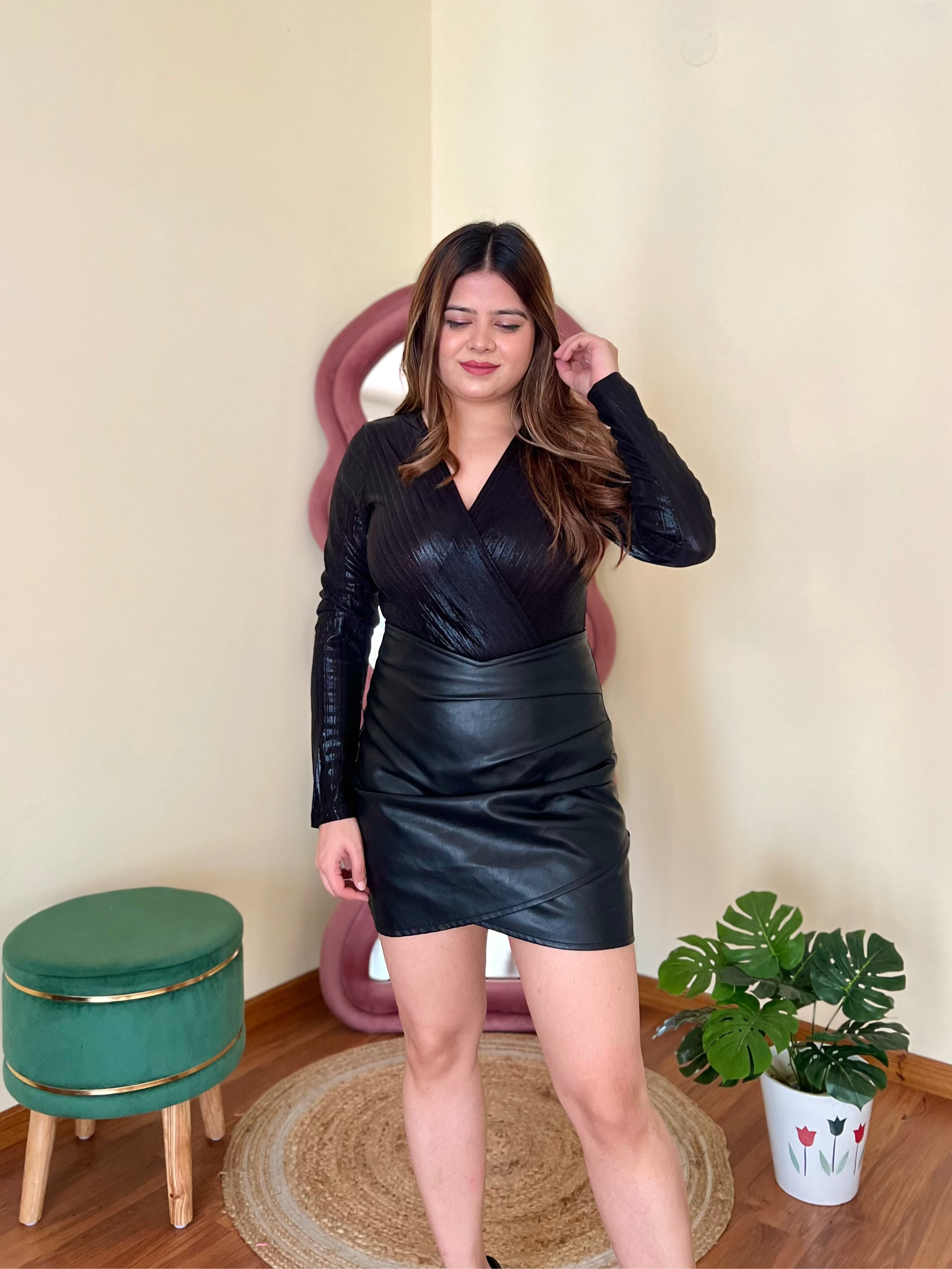 LORRY METALLIC BODYSUIT