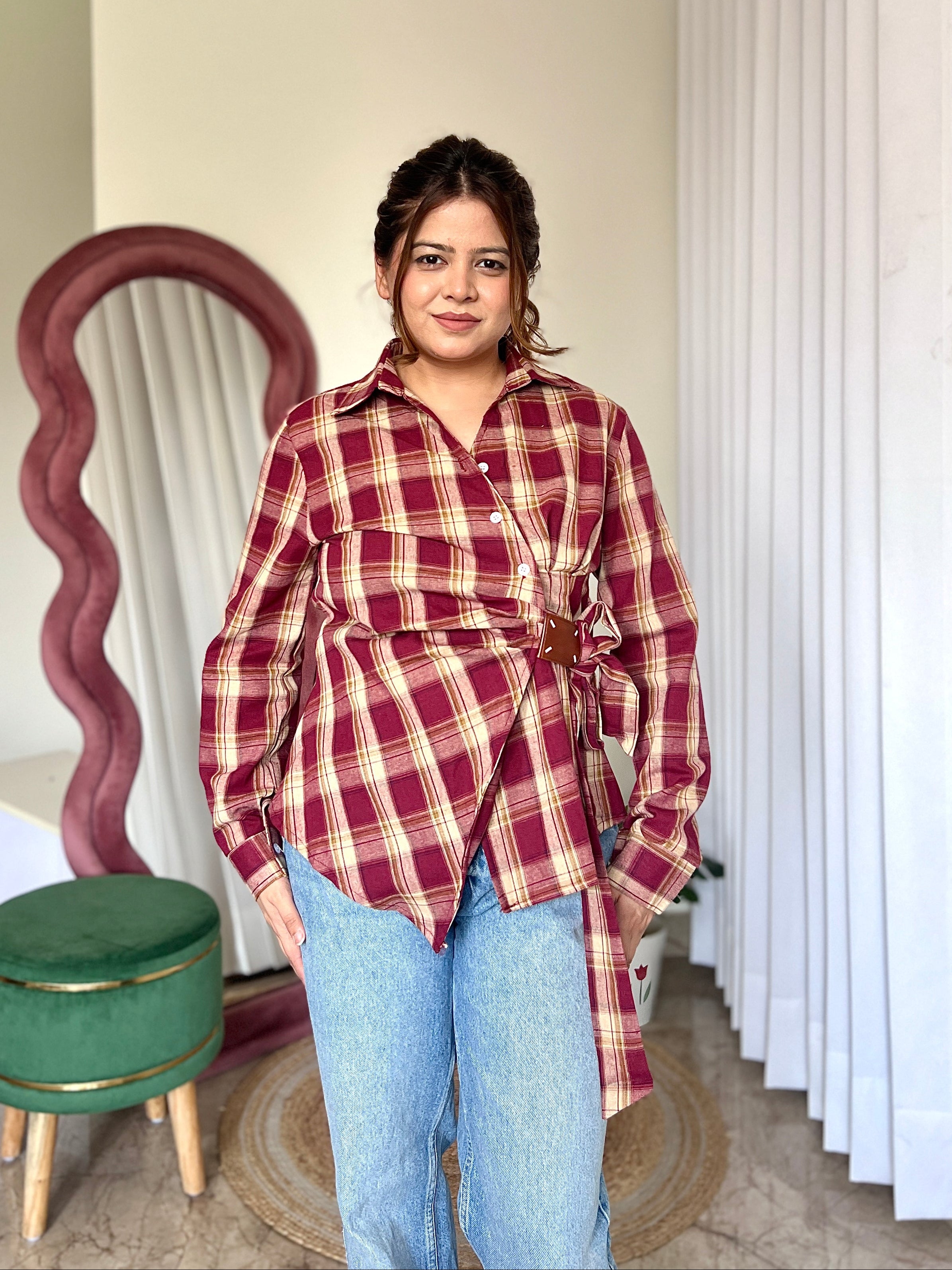 LUCY CHEQUERED SHIRT