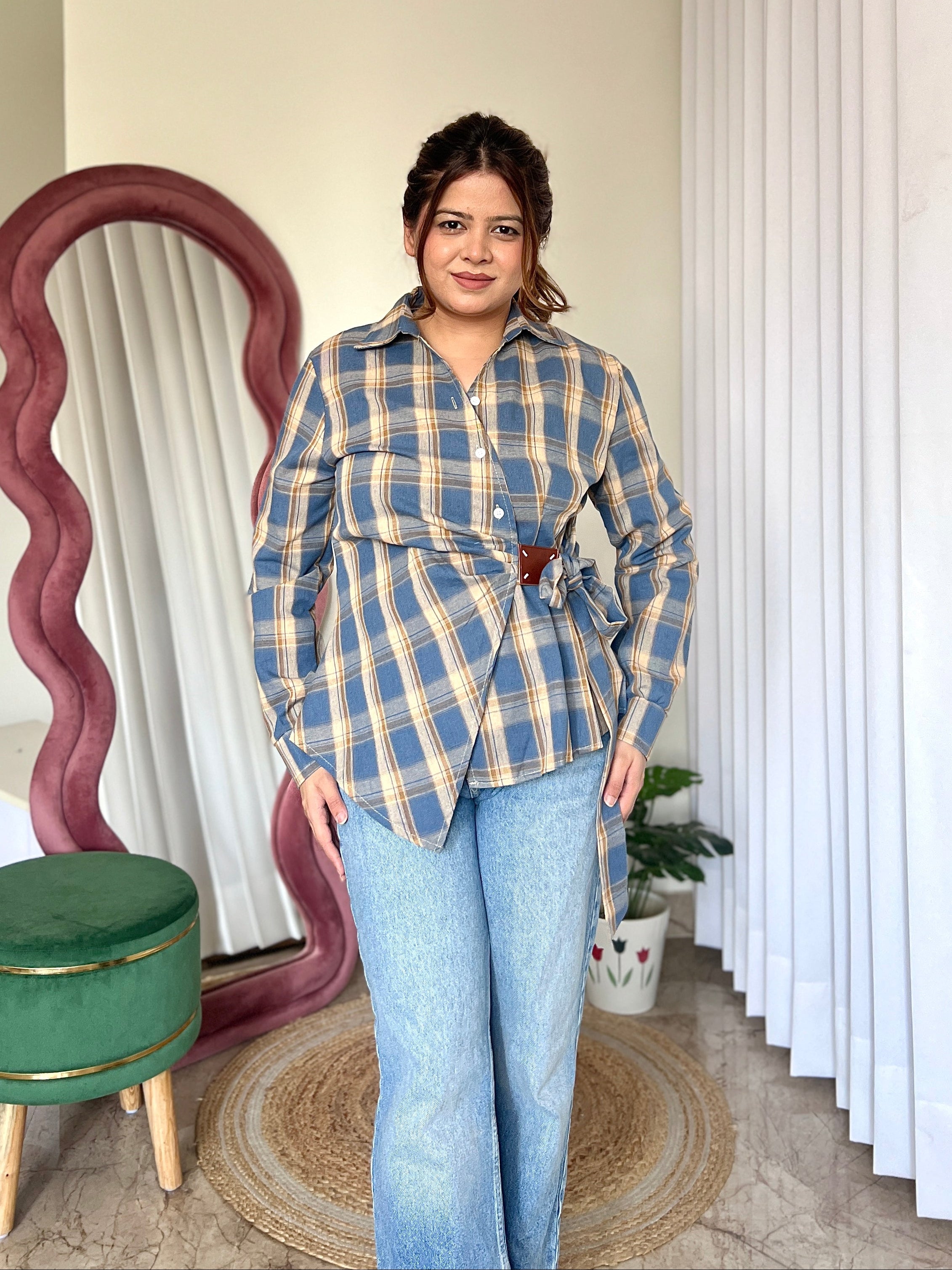 LUCY CHEQUERED SHIRT
